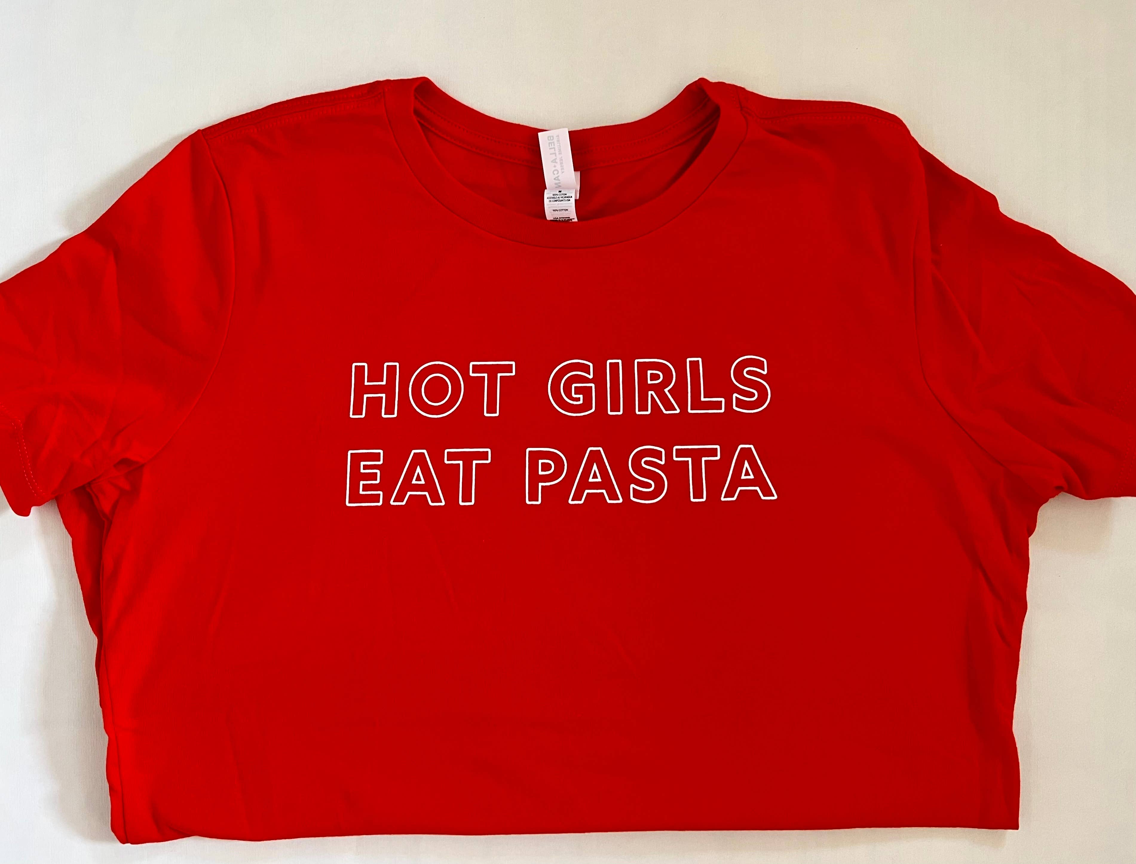 Overseasoned - Hot Girls Eat Pasta T-shirt