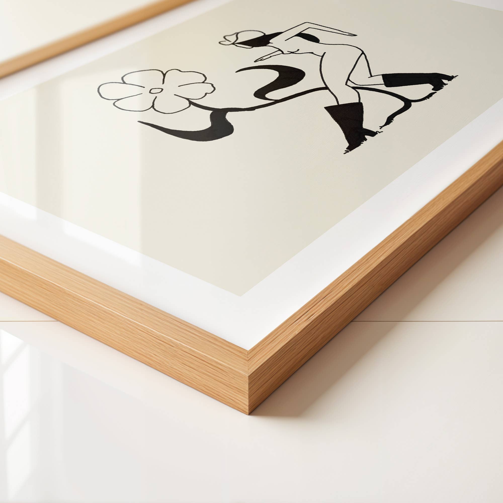 Tumbleweed Design Studio - Flower Dance – Cowgirl Western& Botanical Giclée Art Print