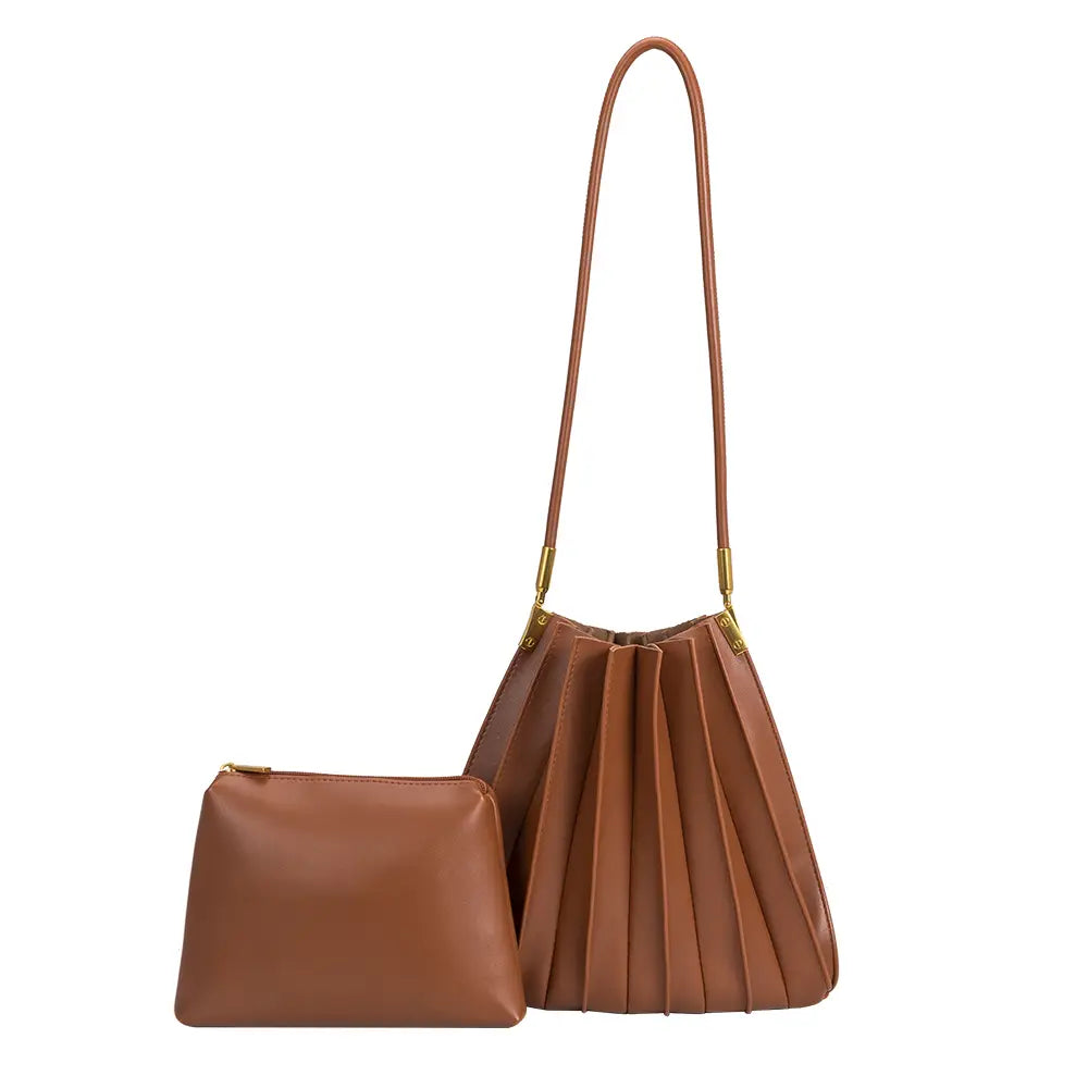 Melie Bianco - Carrie Vegan Suede Shoulder Bag