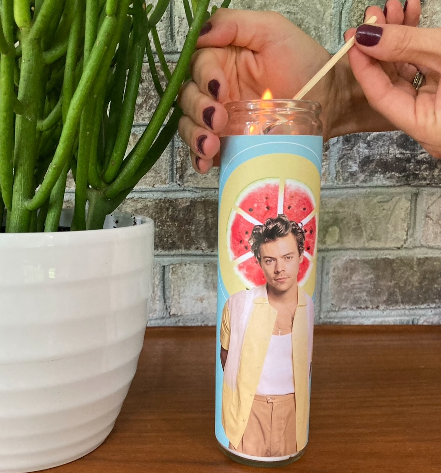 Flaming Feminist - Dolly Parton Inspired Payer Candle