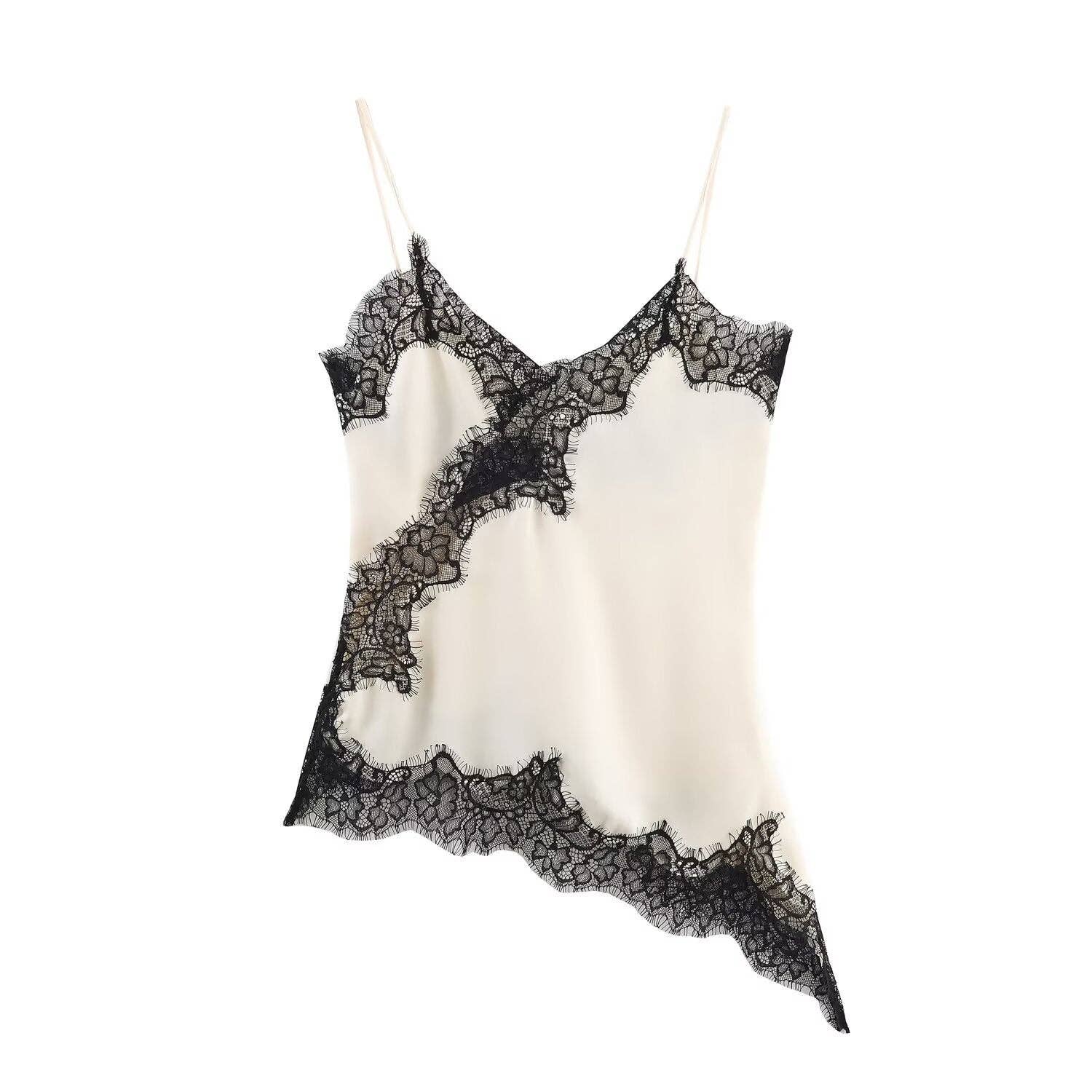 alberalkirk - Lace Trim Camisole Top Women Multiple Colors N5A411