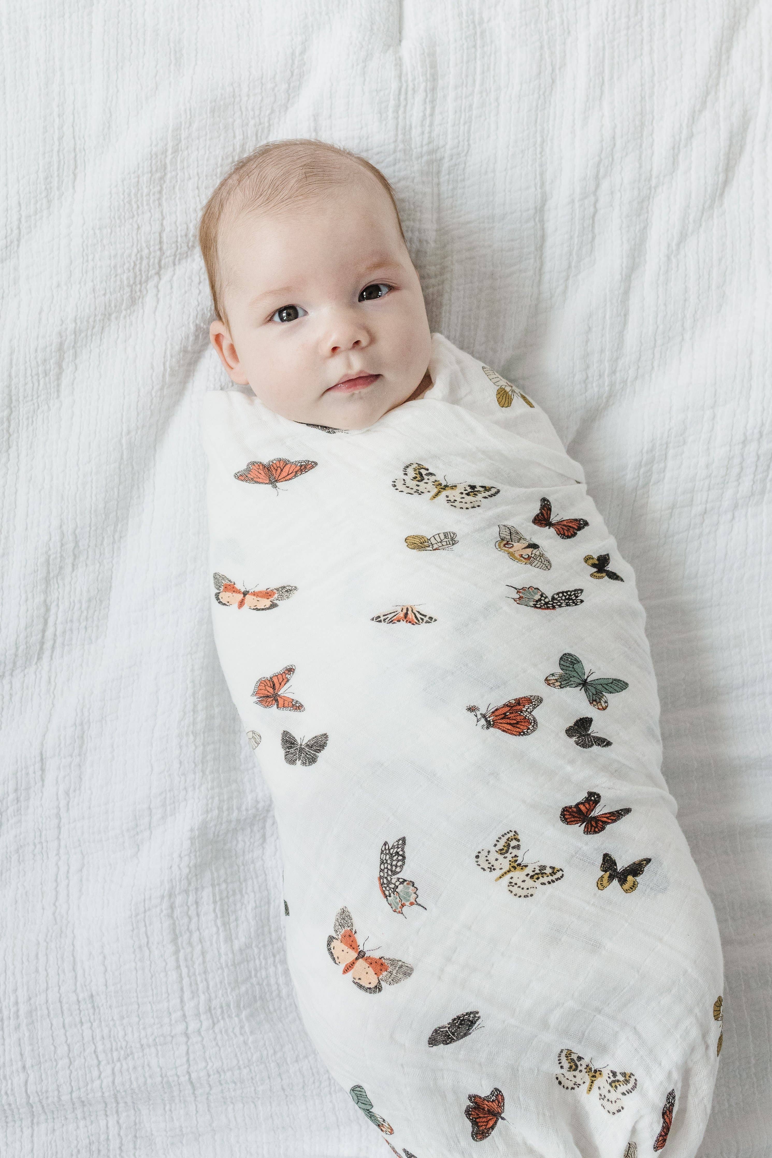 Clementine Kids - Butterfly Migration Swaddle
