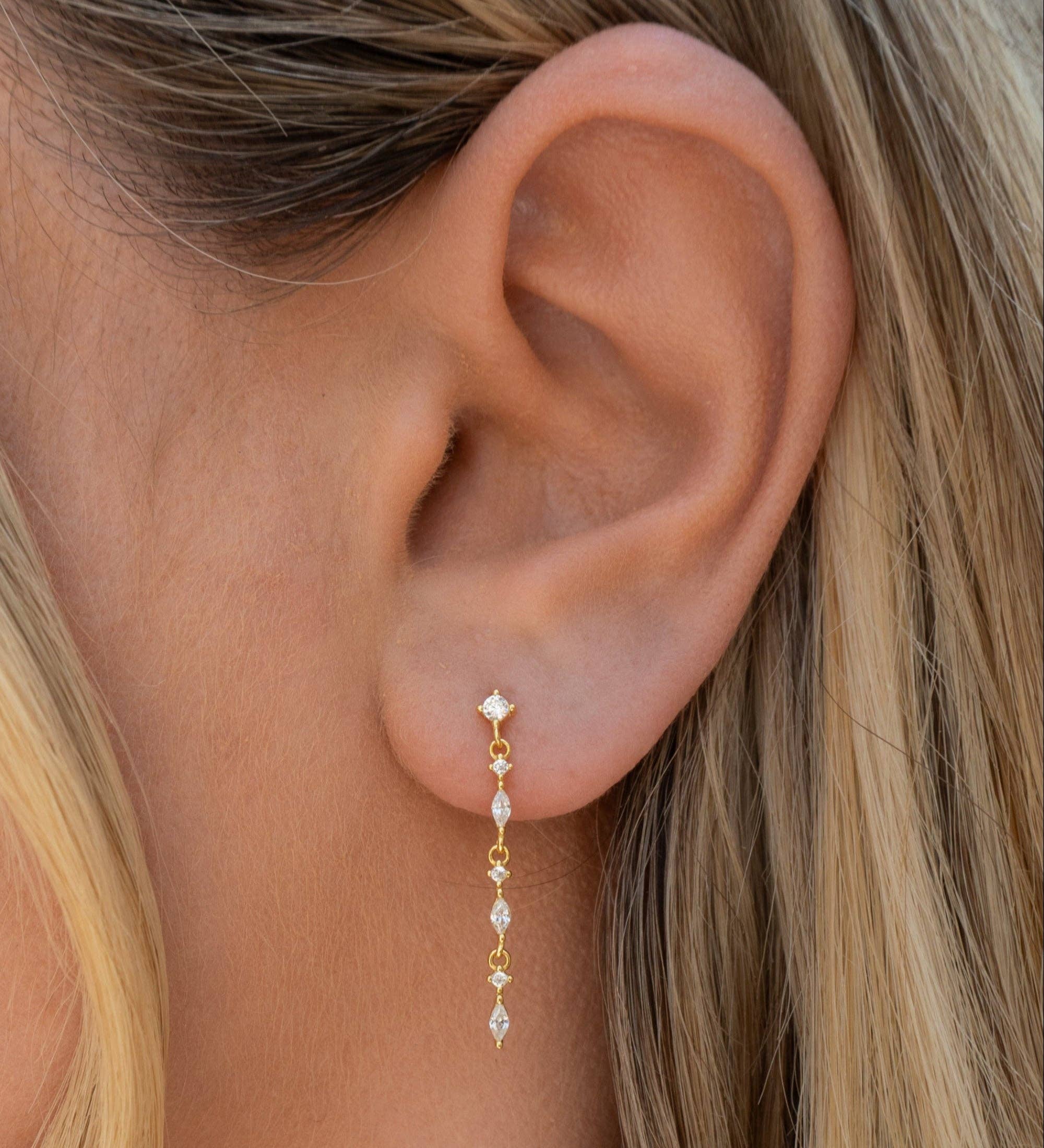 JacqMaria Jewelry - Isabella Earrings | Gold