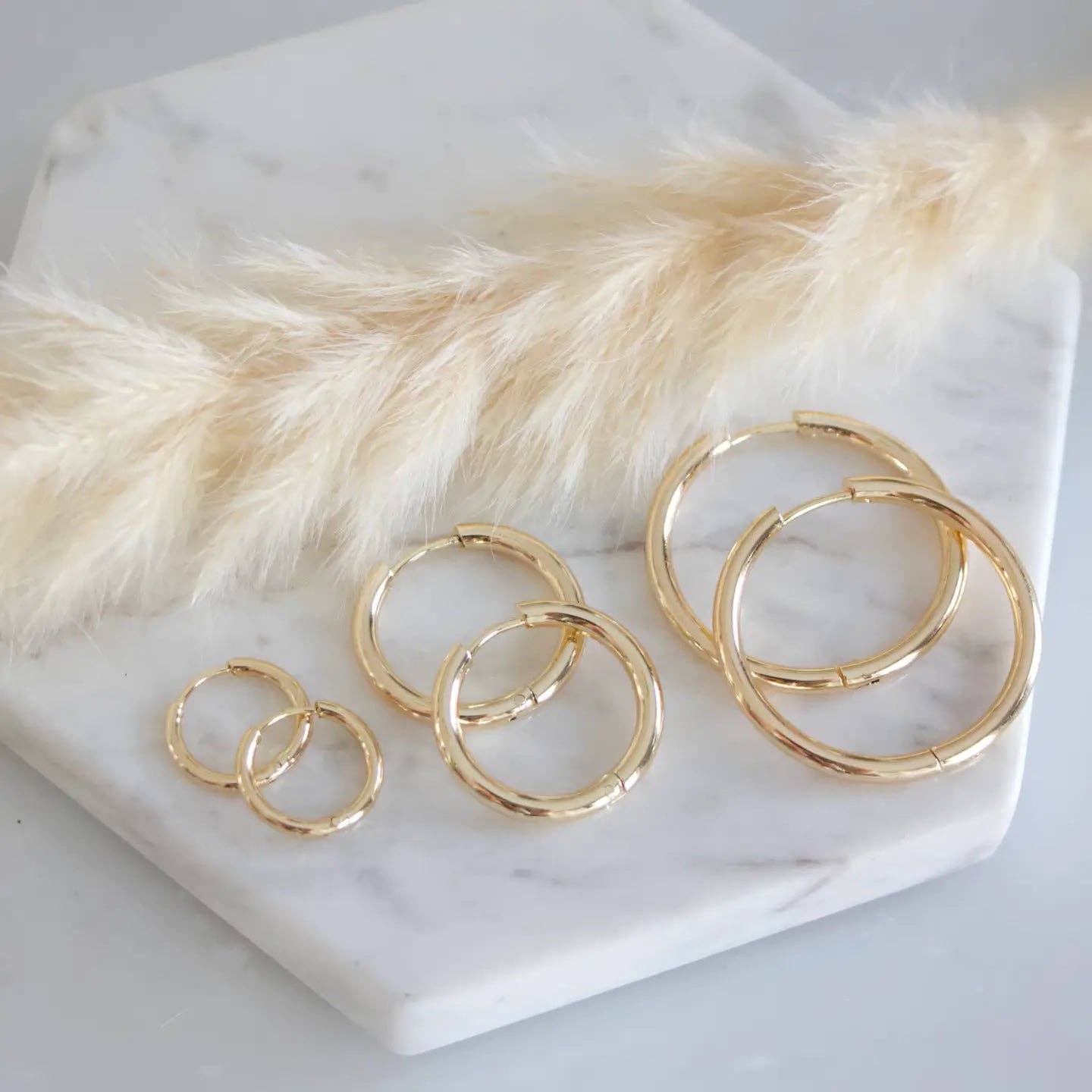 Mesa Blue - Everyday Hoop Earrings