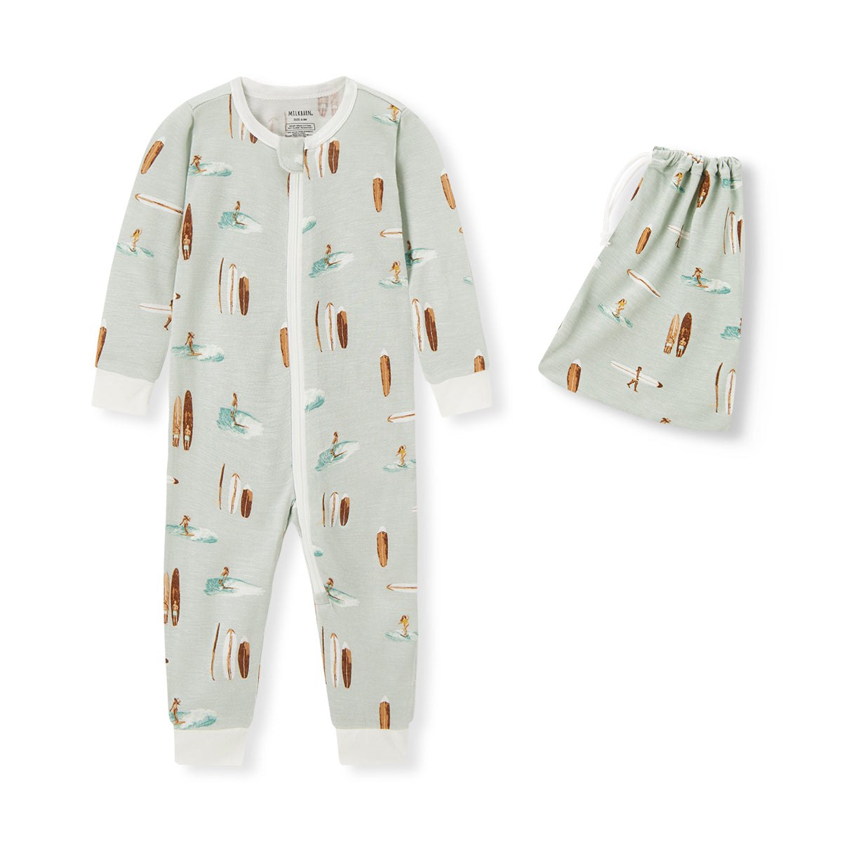 Milkbarn Footed Romper