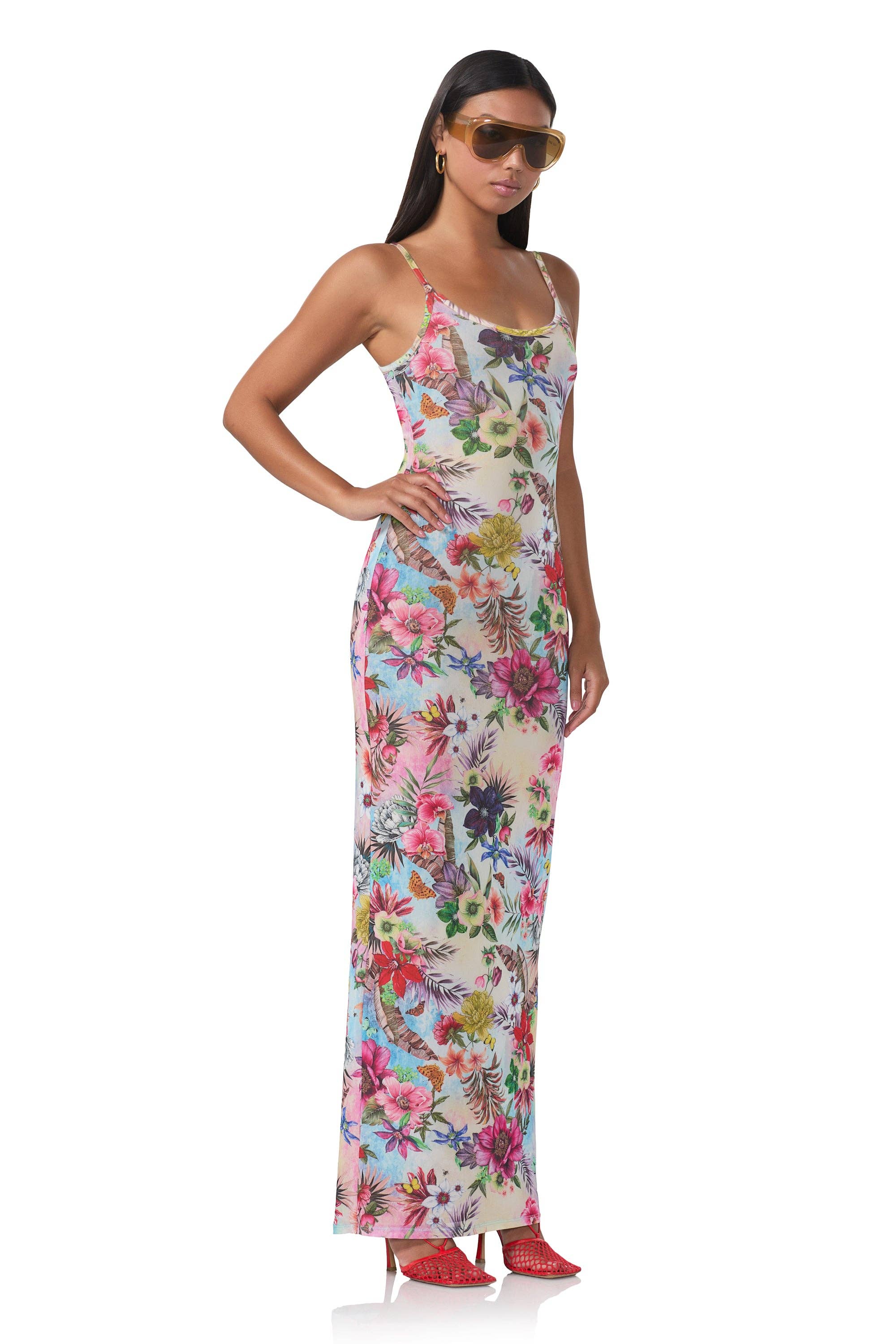 AFRM - Ashlyn Tank Dress - Tropical Convo