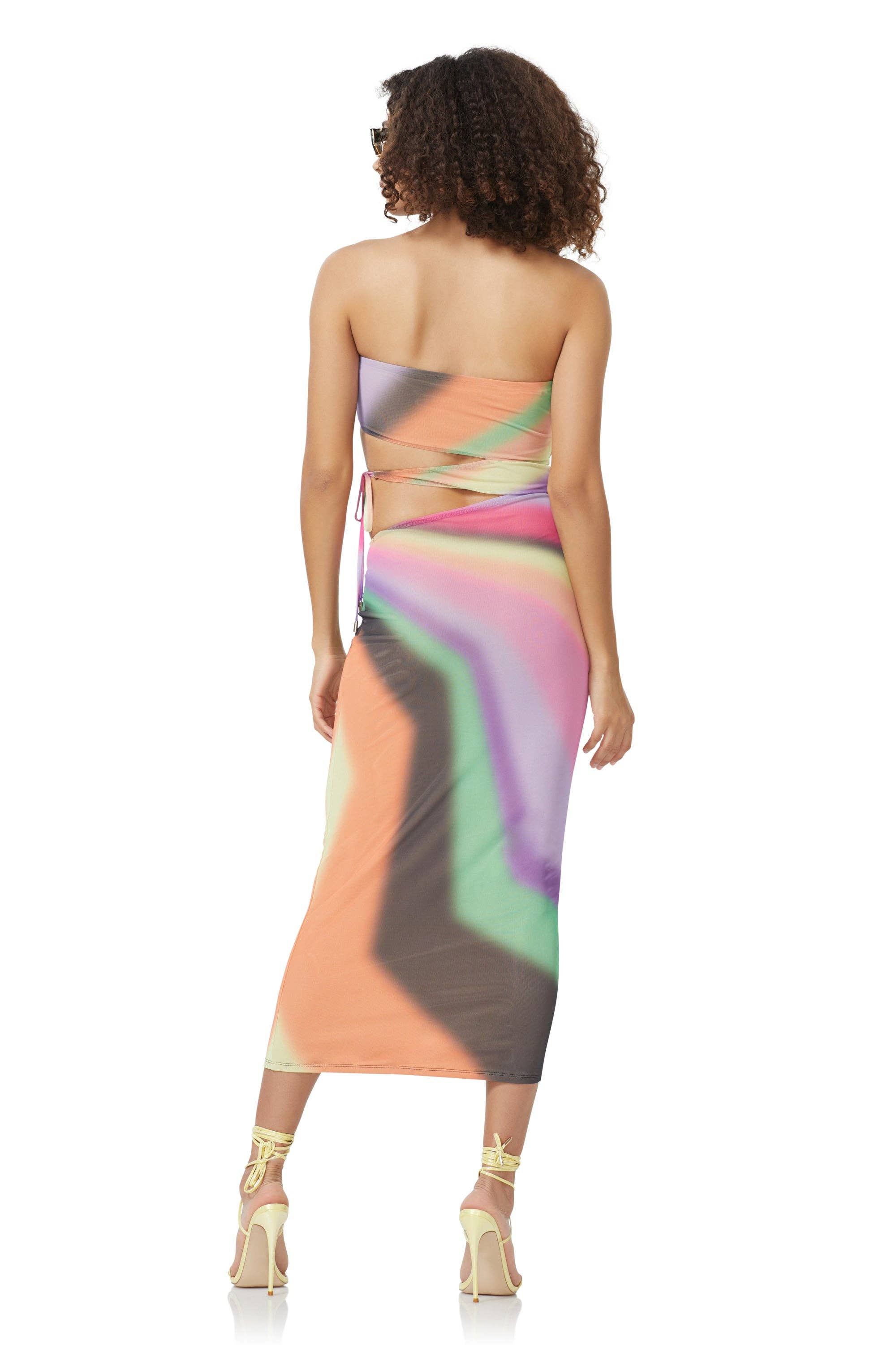 AFRM - Konrad Midi Dress - Mod Stripe