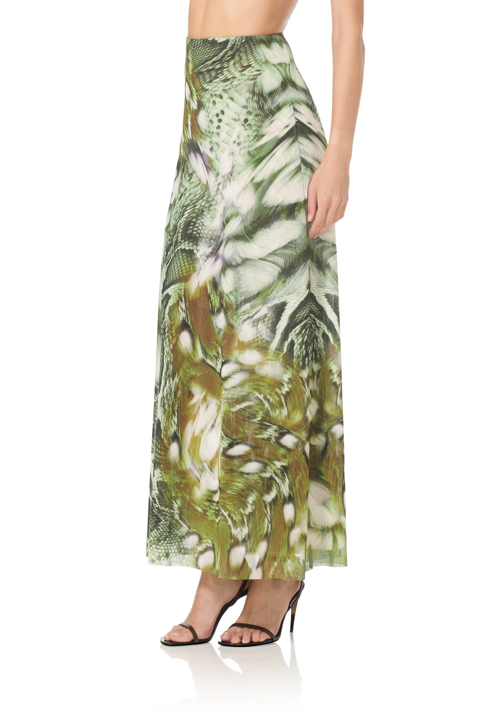 AFRM - Sera Skirt - Vintage Swirl Snake