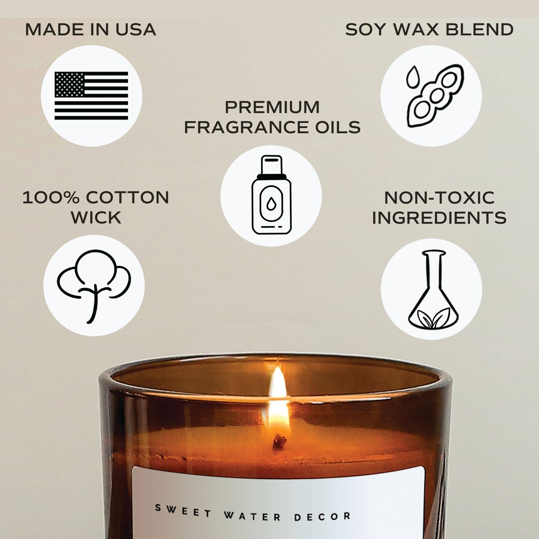 Hello Fall 11 oz Soy Candle -