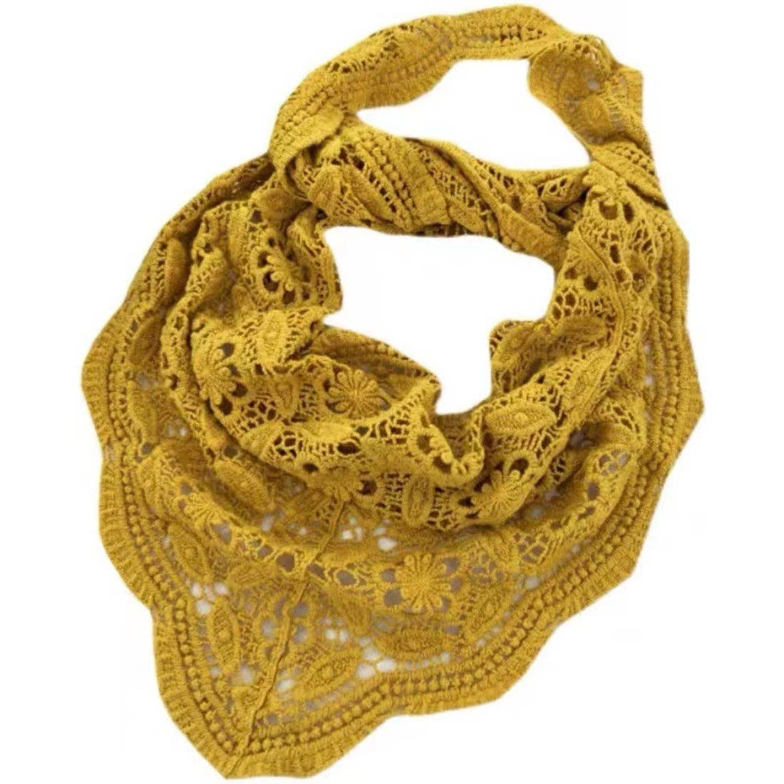 Funkyrel® Atzbranding Limited - Scarvii - Lace Hollow-Out Shoulder Triangle Scarf