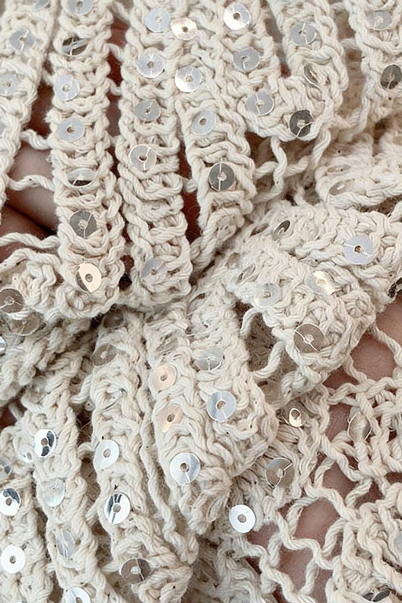 Mccolin - Crochet Embellished Tank Top