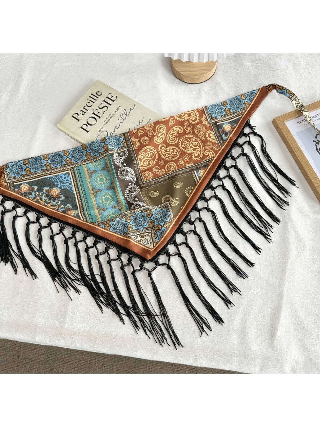 Funkyrel® Atzbranding Limited - Scarvii - Chic Fringed Fashion Triangle Bandana