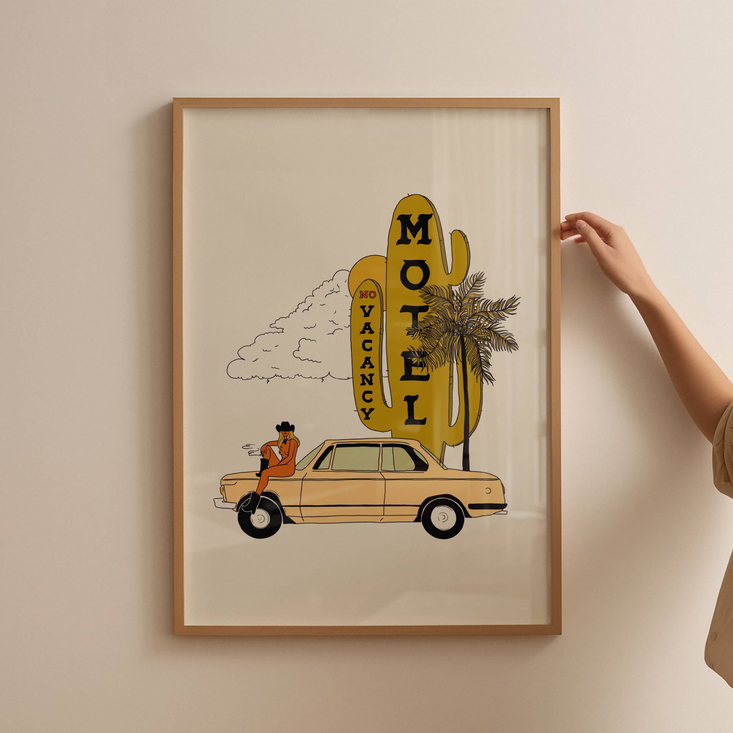 Tumbleweed Design Studio - No Vacancy Western Art Print