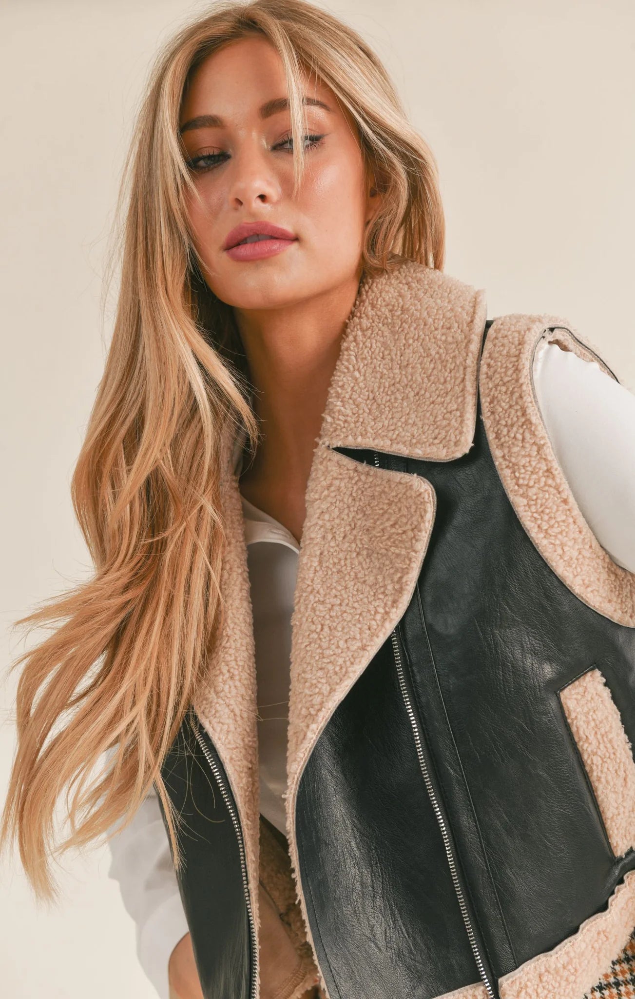 EXPRESS HER SHERPA CONTRAST