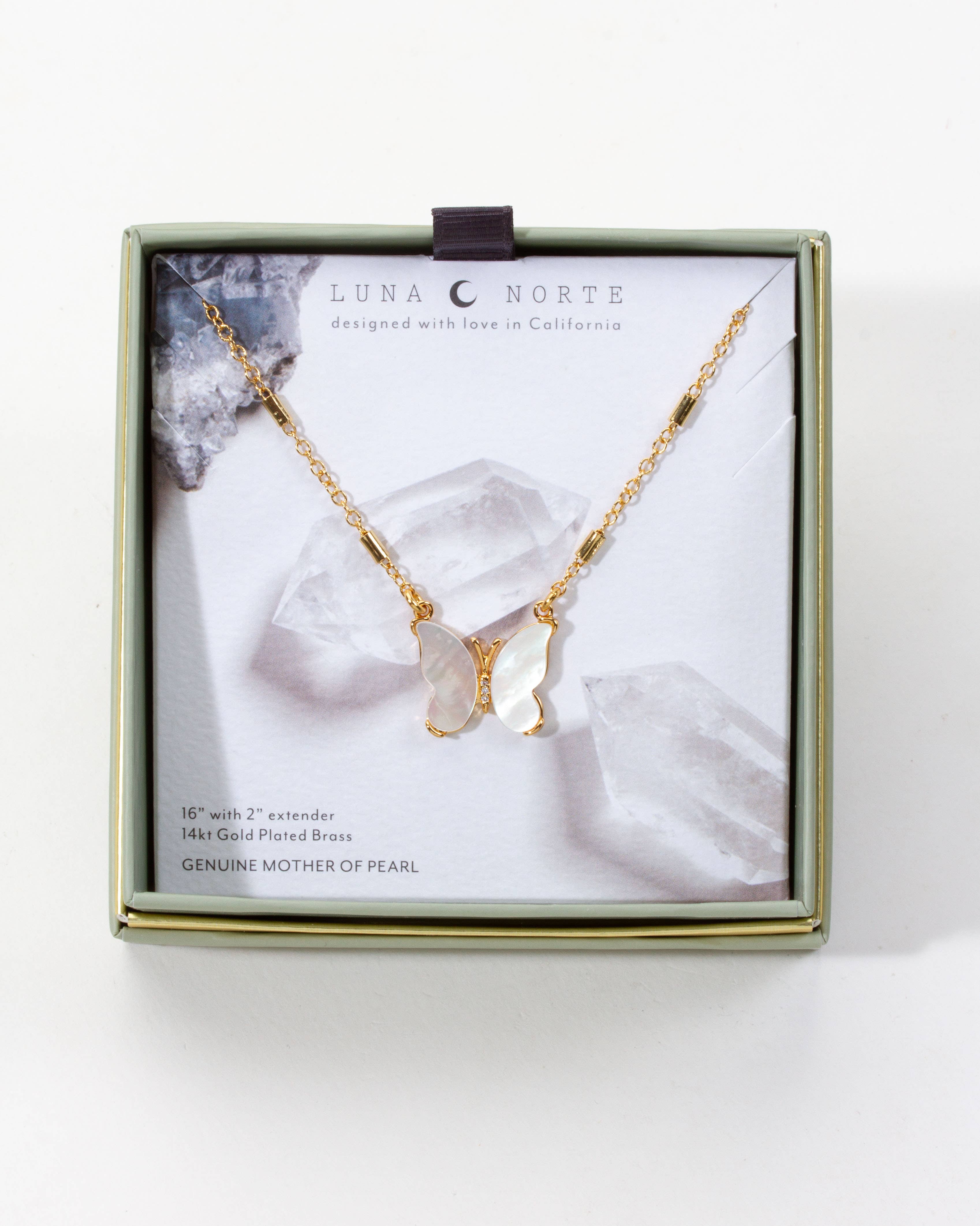 Luna Norte - Flutter Station Necklace