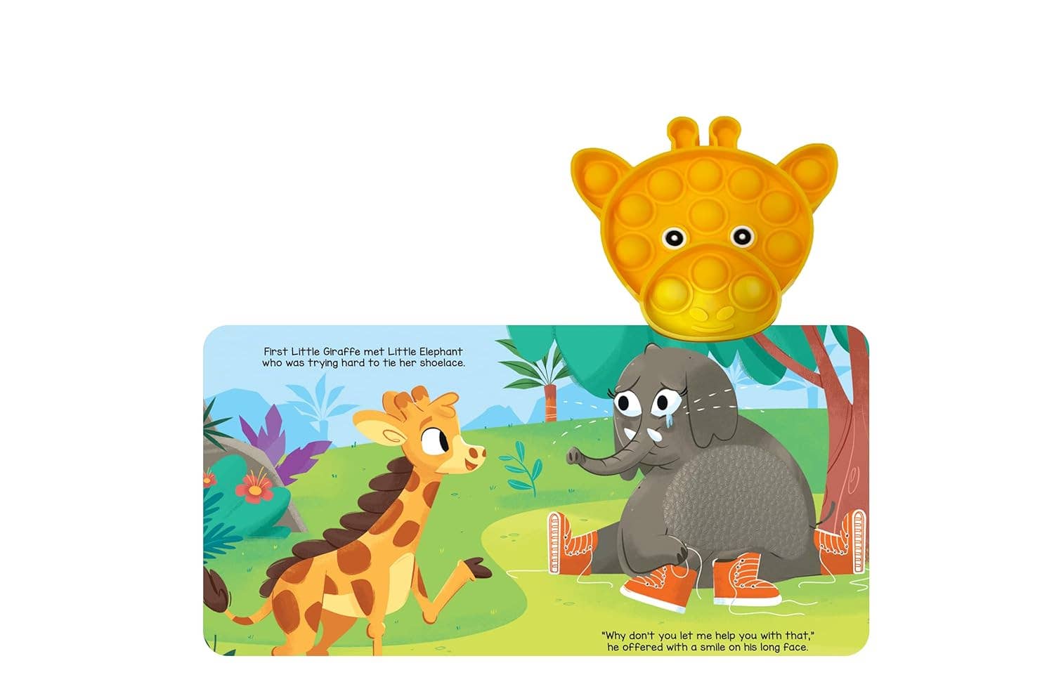 Little Hippo Books - Little Giraffe - Your Sensory Fidget Friend