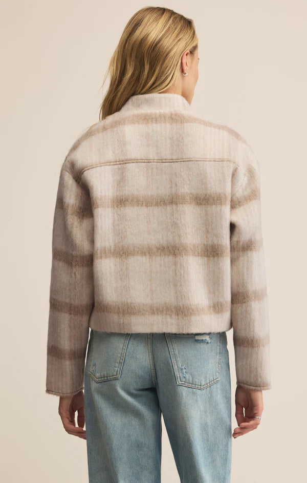 Cambridge Plaid Jacket Crystal