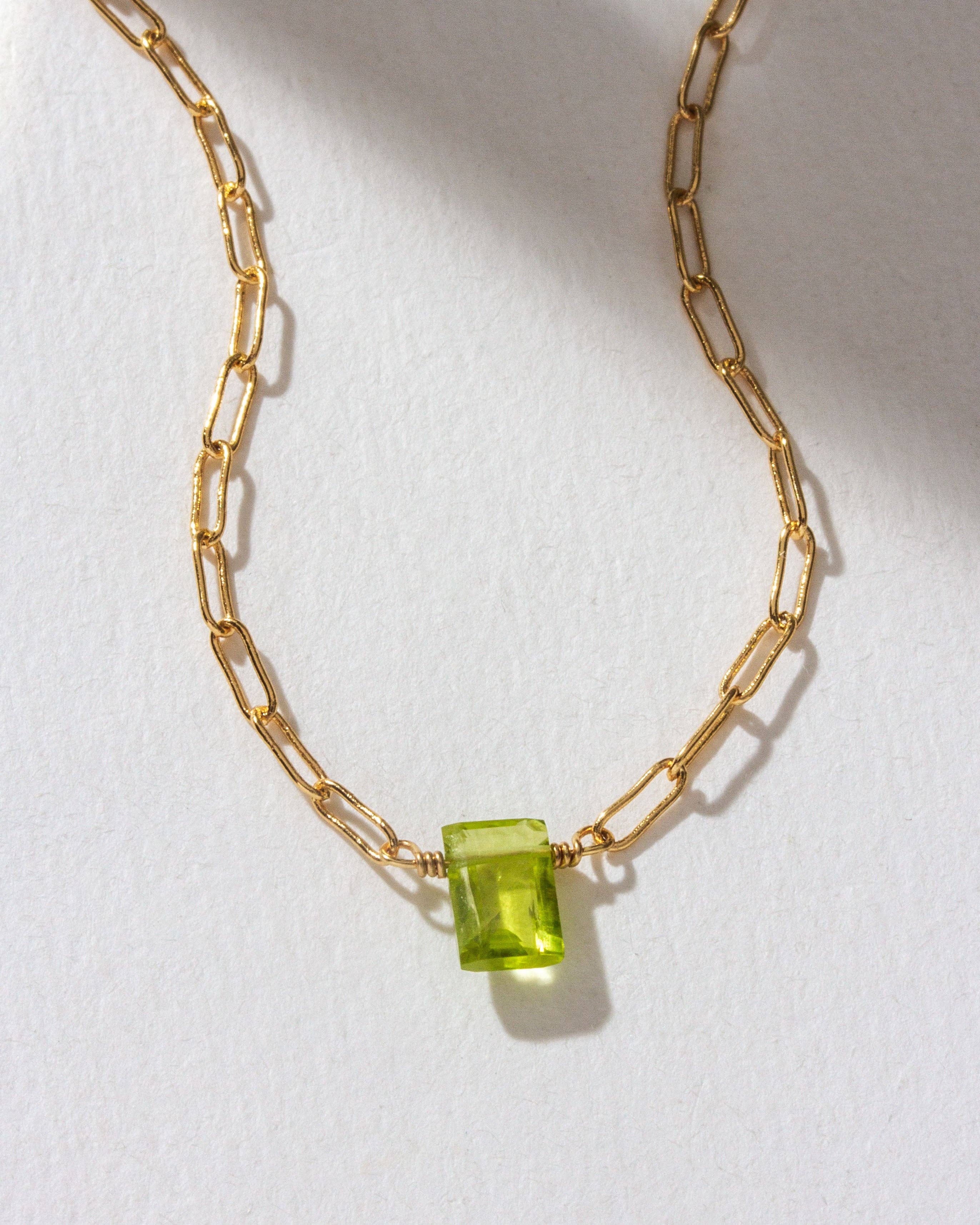 Luna Norte - Prism Gems Birthstone Necklace - August