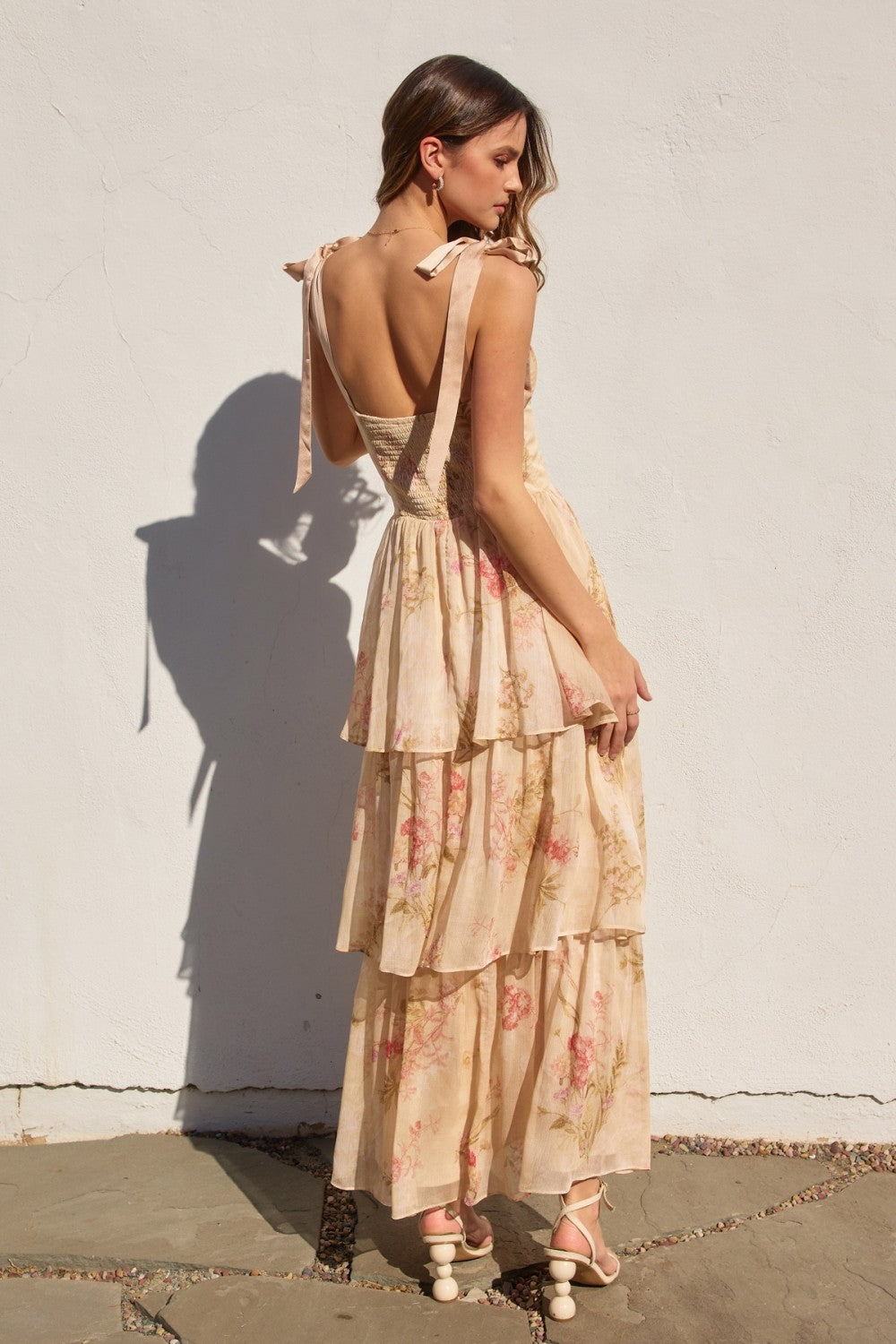 Have My Heart Corset Layered Maxi Dress