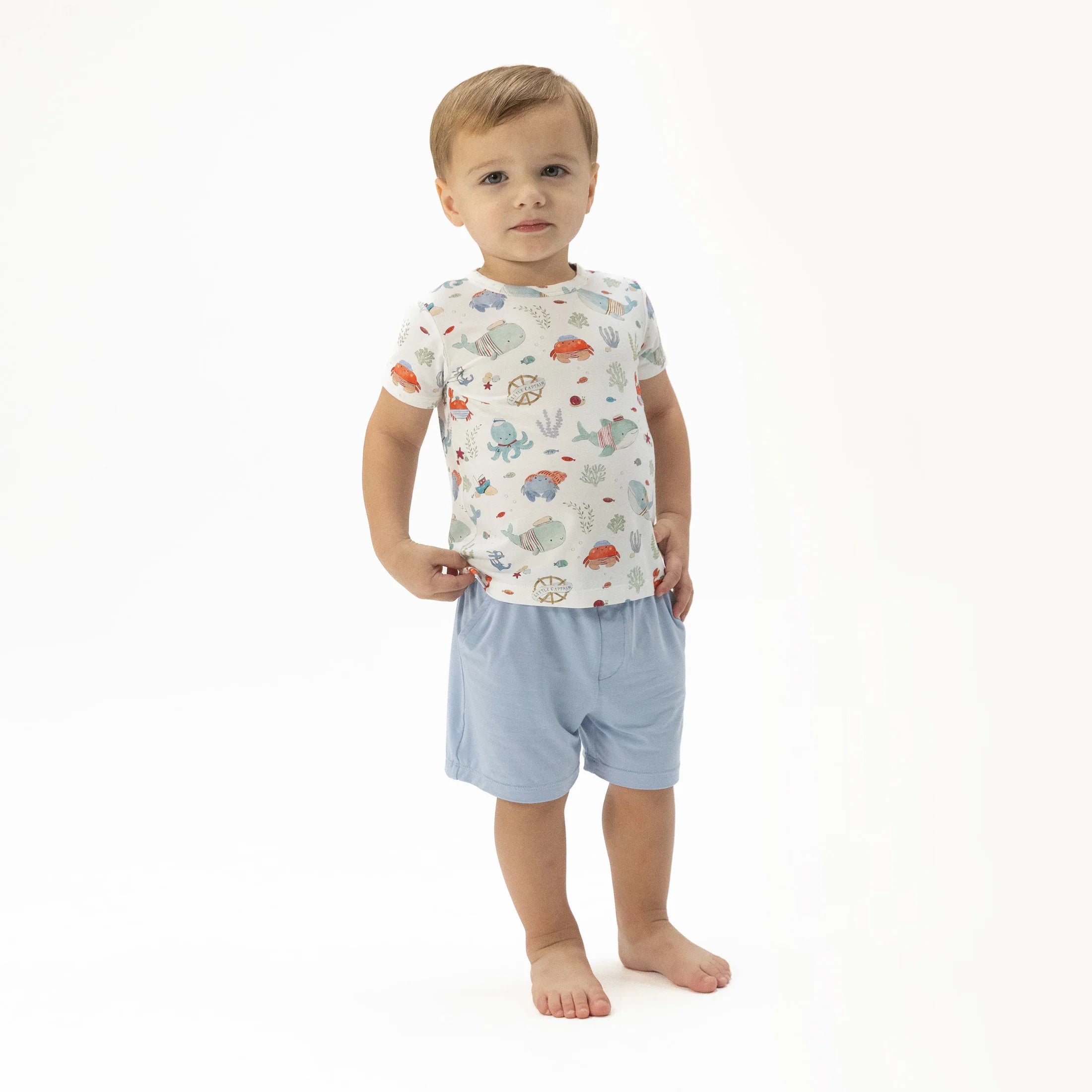 CREW NECK  TEE & SHORT SET