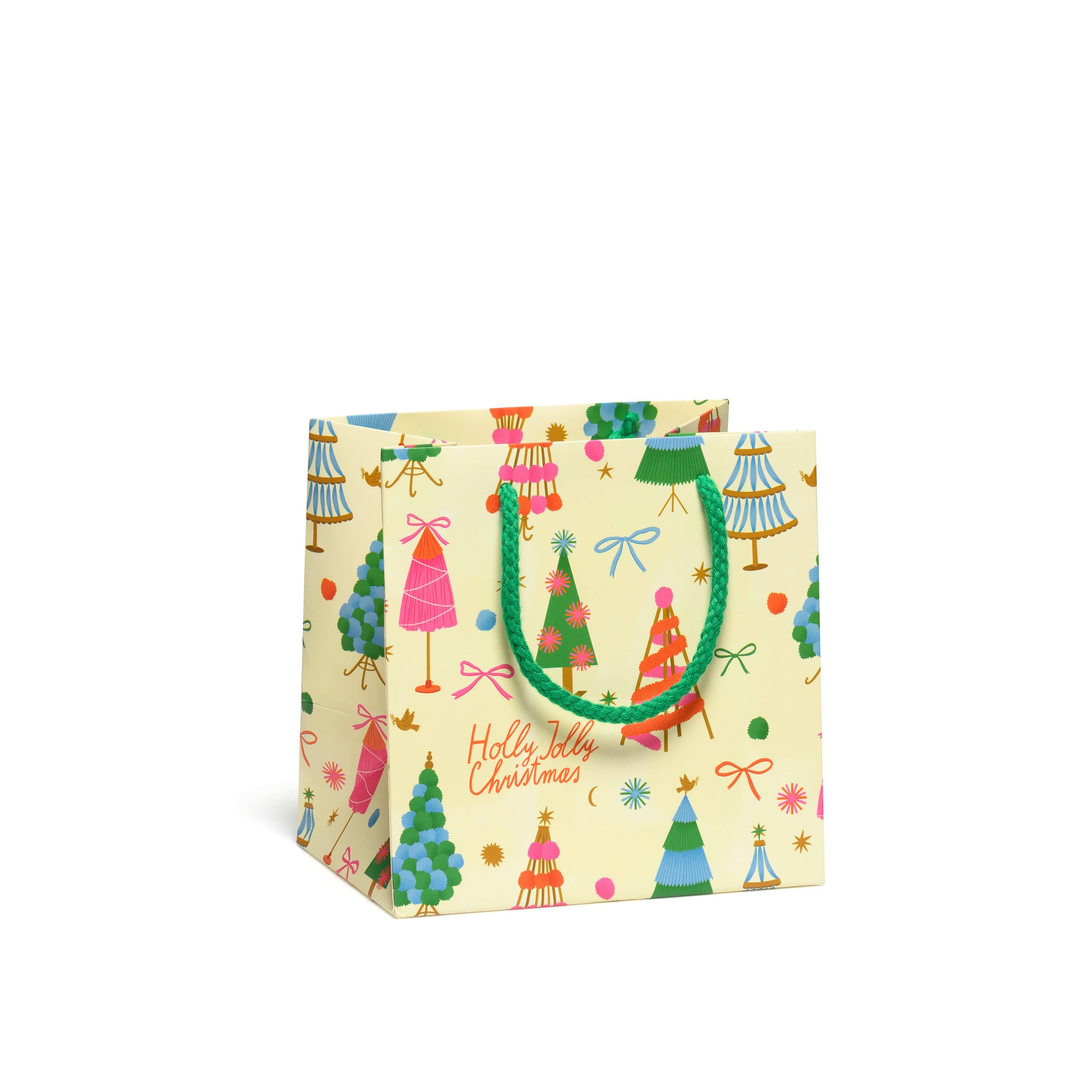 Red Cap Cards - Holly Jolly Trees gift bags