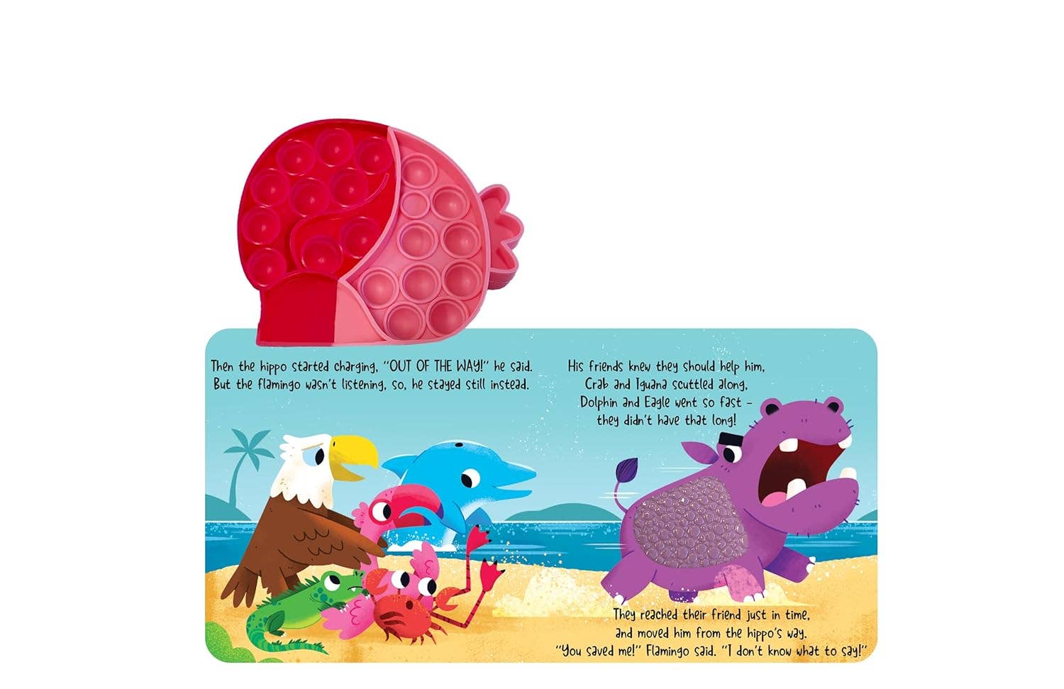 Little Hippo Books - Little Flamingo - Your Sensory Fidget Friend