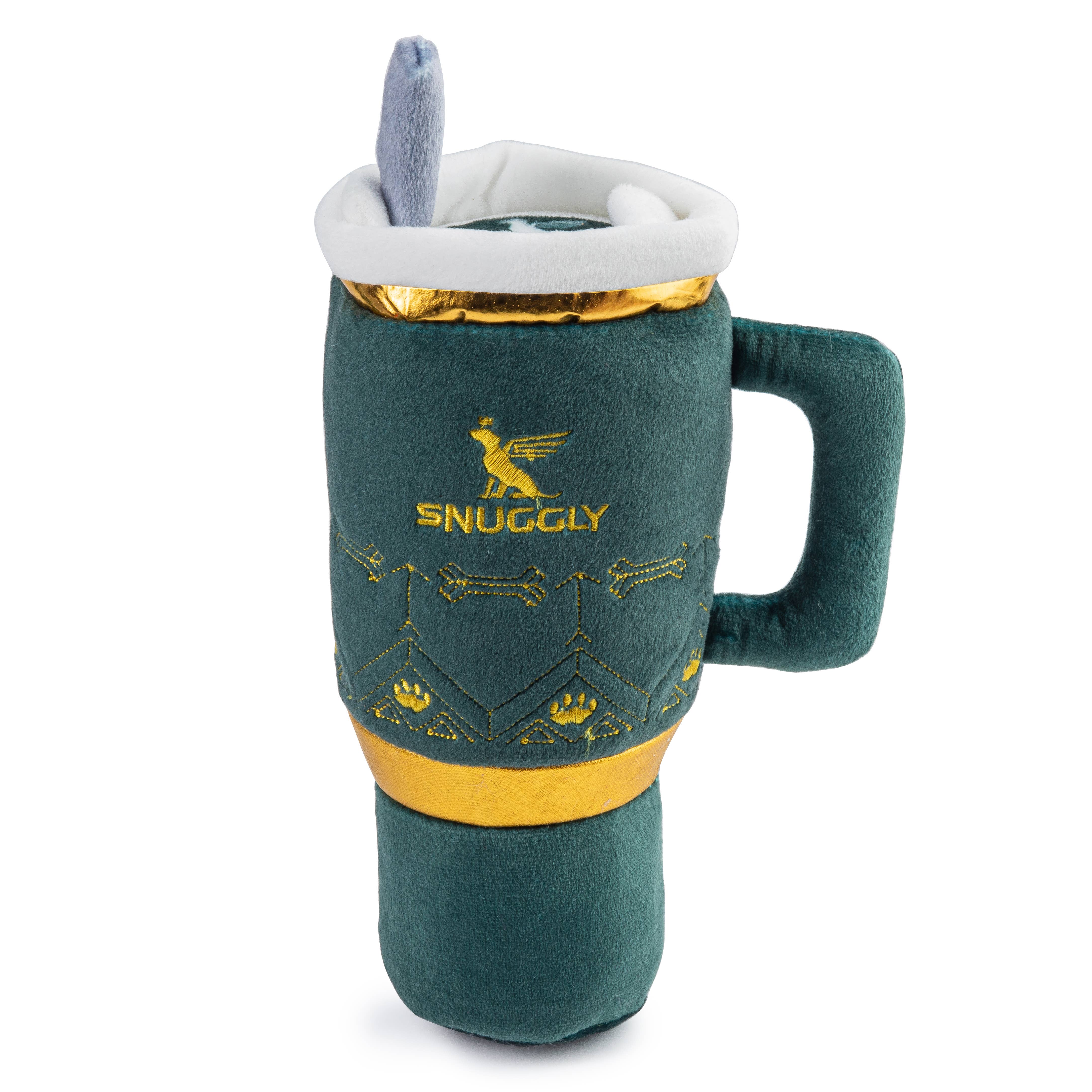 Haute Diggity Dog - Holiday Snuggly Cup - Green w/ Gold (Limited Edition)