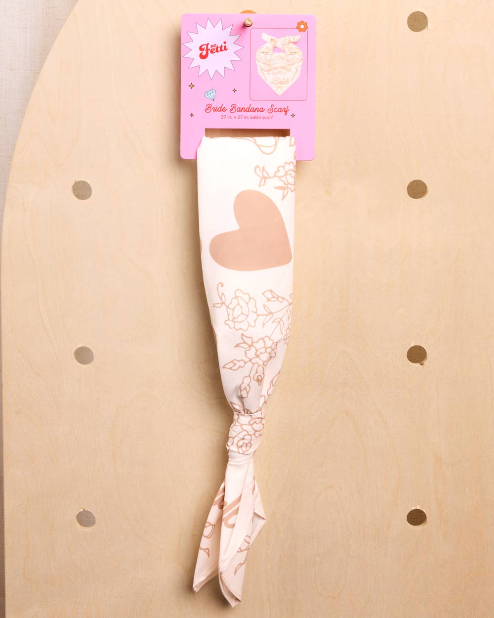 xo, Fetti - Xo, Fetti Tan Bride Head Scarf | bridal, bachelorette, beige