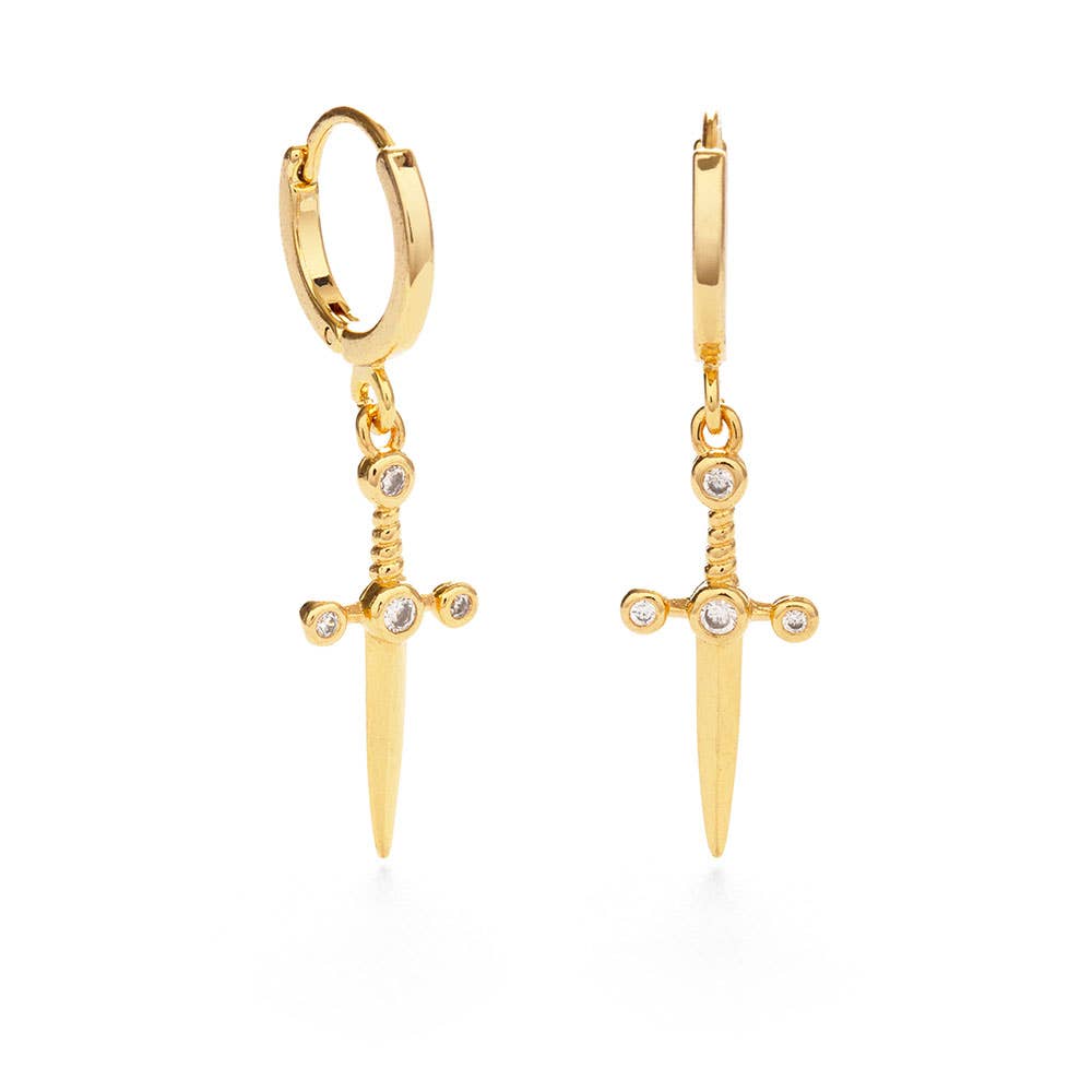 Amano Studio - Dagger Huggie Hoops