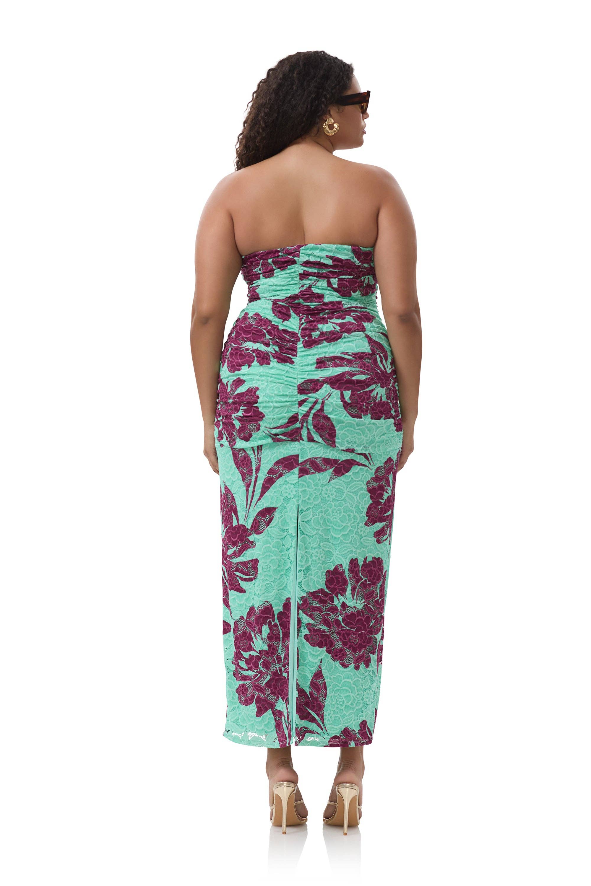 AFRM - Marlo Dress - Aqua Tropical