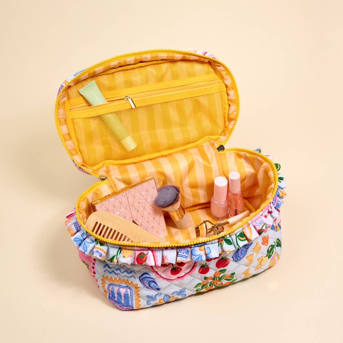 The Darling Effect - Glam & Go Quilted Cosmetic Bag–Ciao Bella