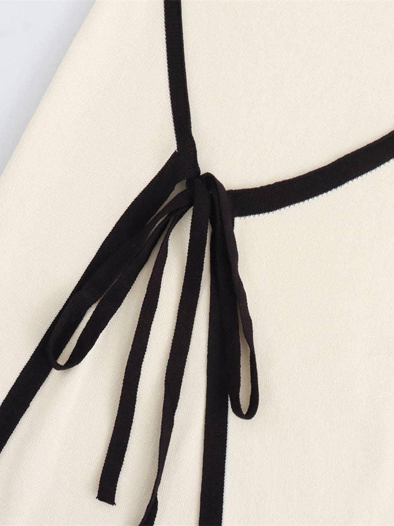 AZSHOP Trading LLC - Strapless Tie-Front Mini Dress