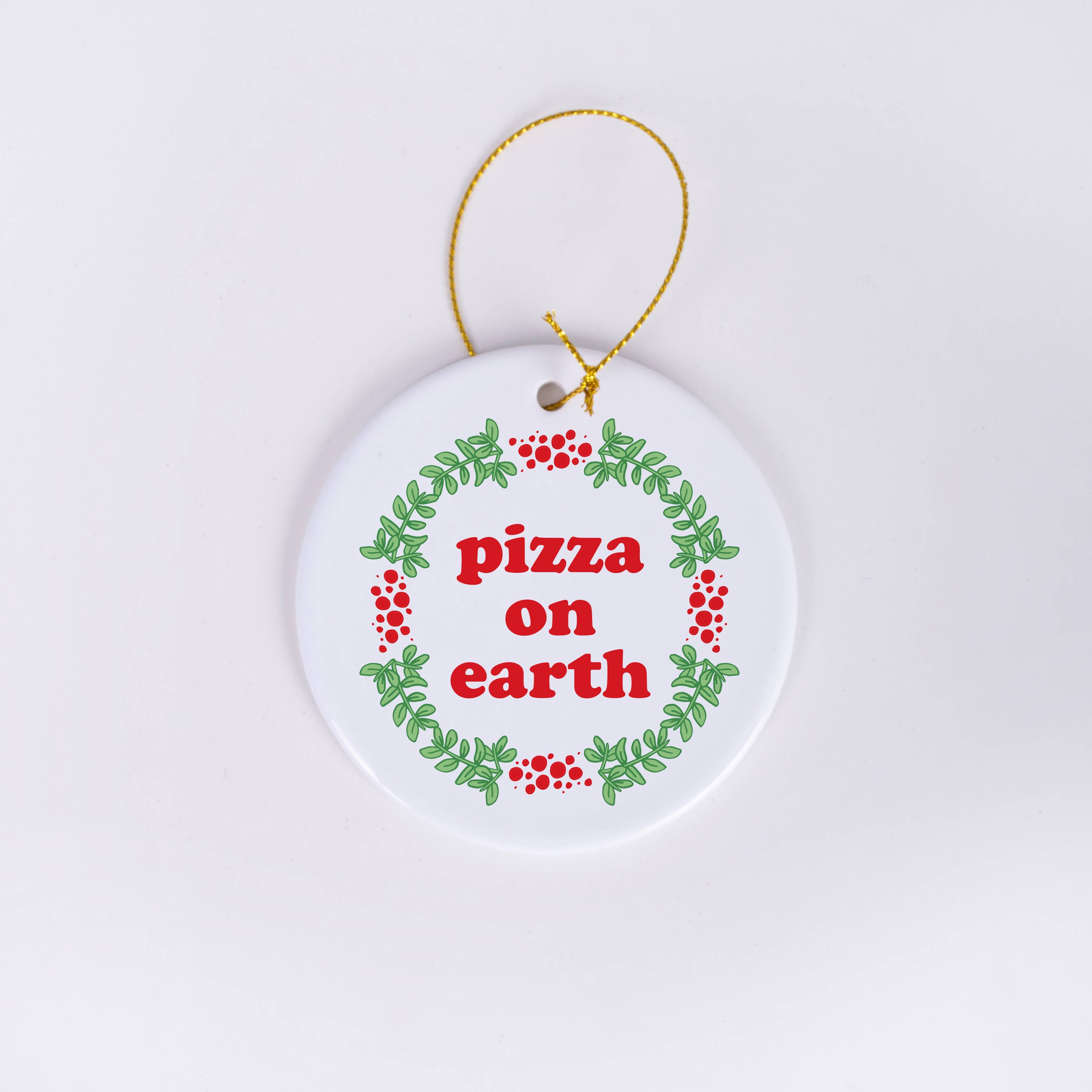 femfetti - Pizza On Earth Ornament