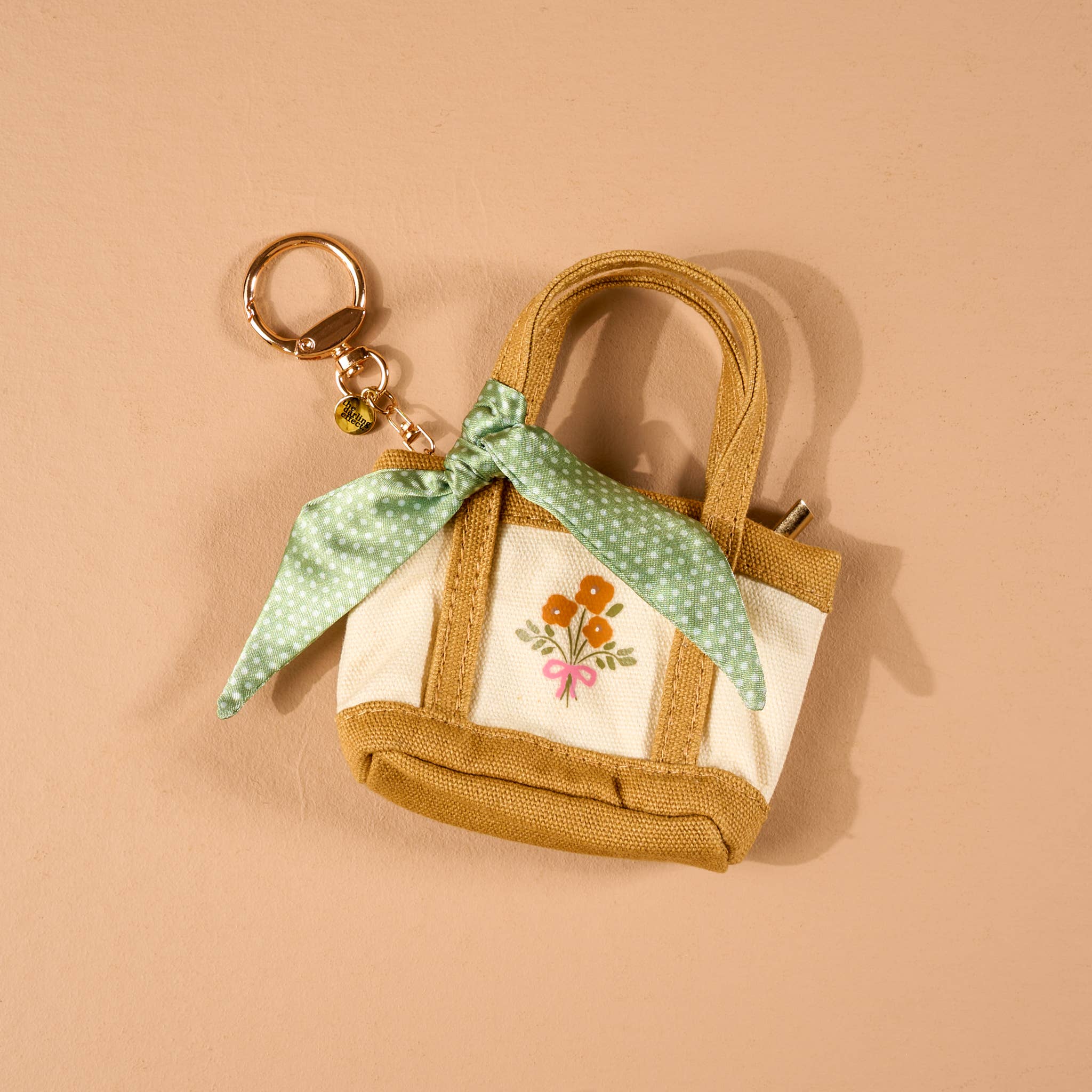 The Darling Effect - Tiny Tote Bag Charm-Honey Blossom