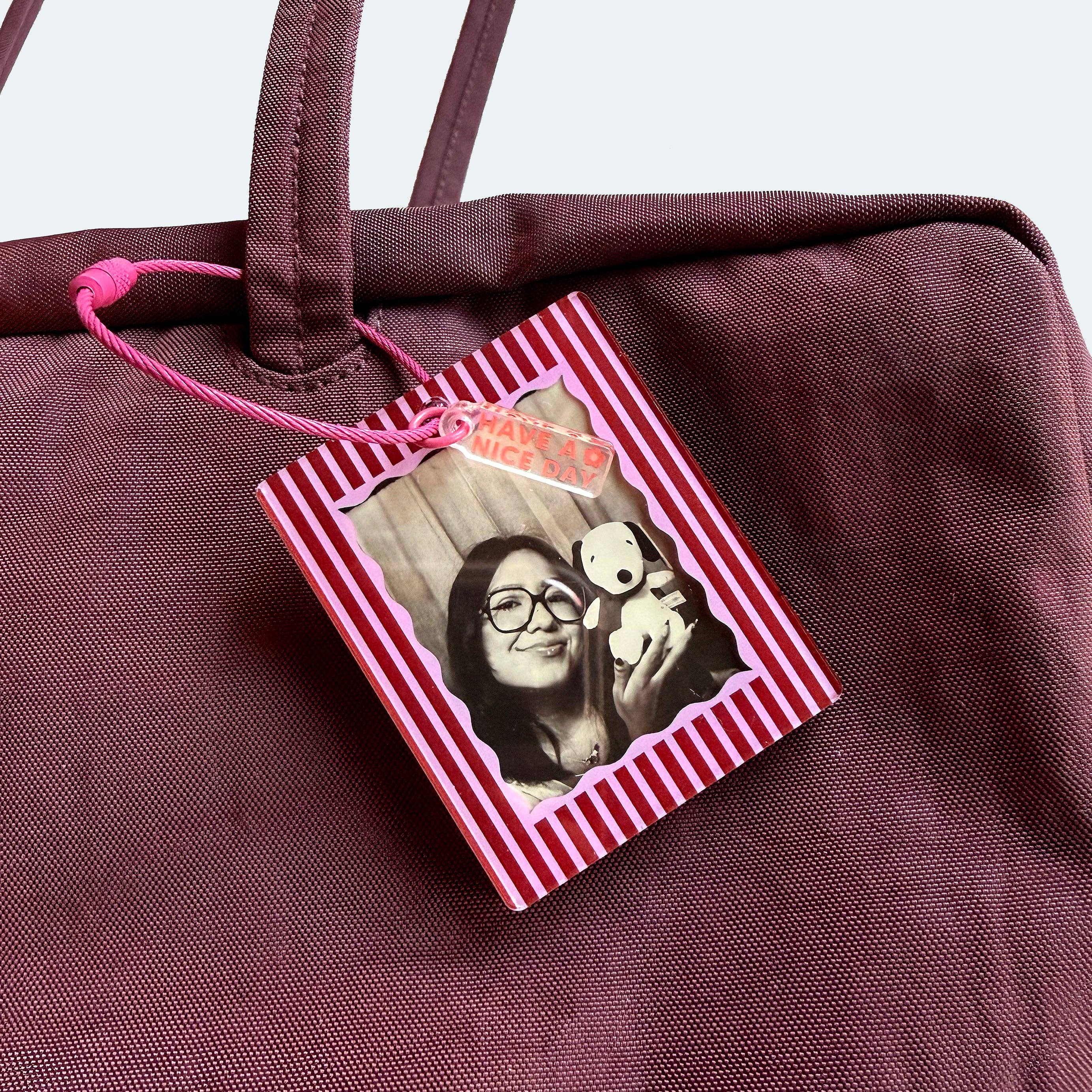 Have A Nice Day - Photo Frame Keychain- Forever & Always