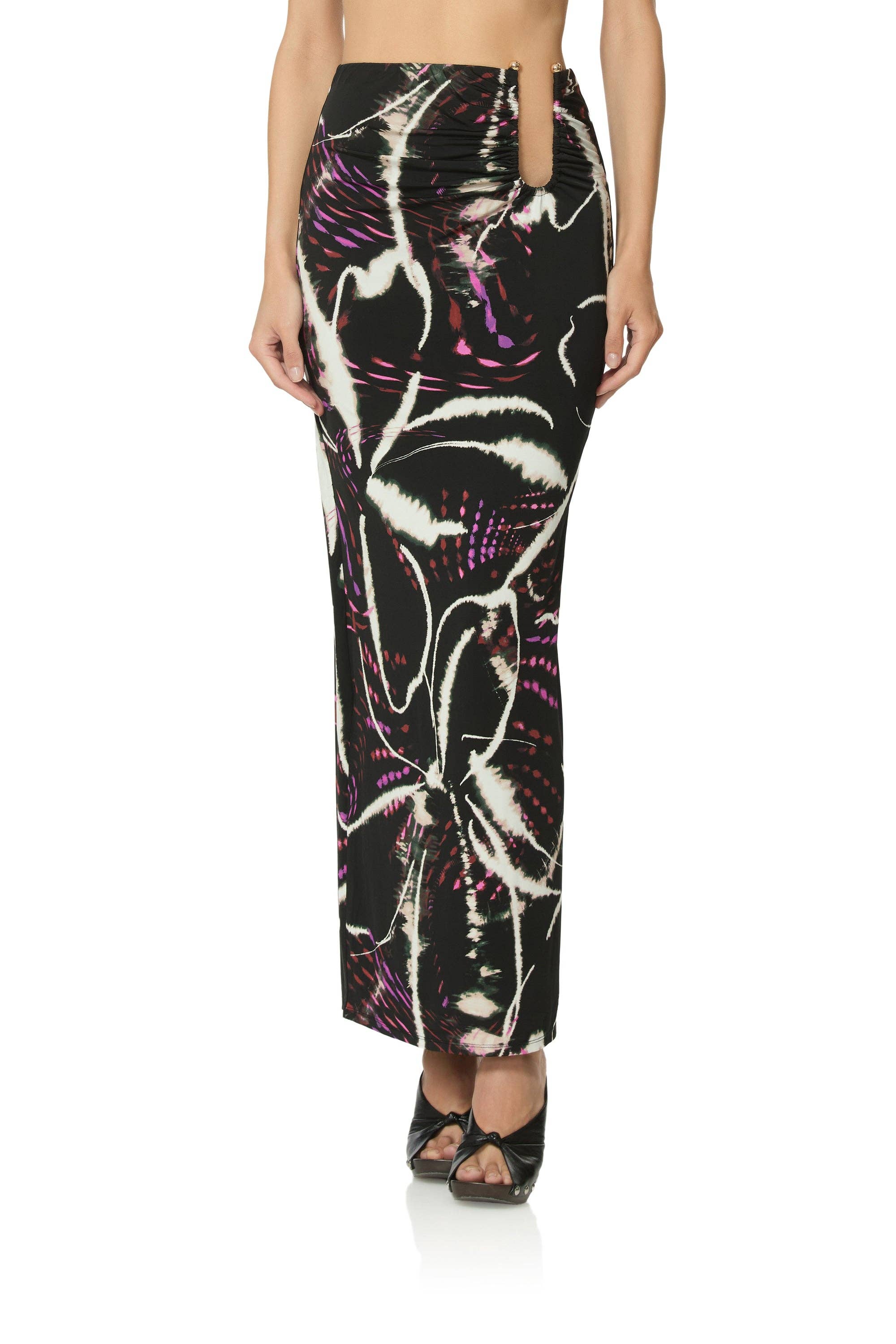 AFRM - Aven Skirt - Night Daisy