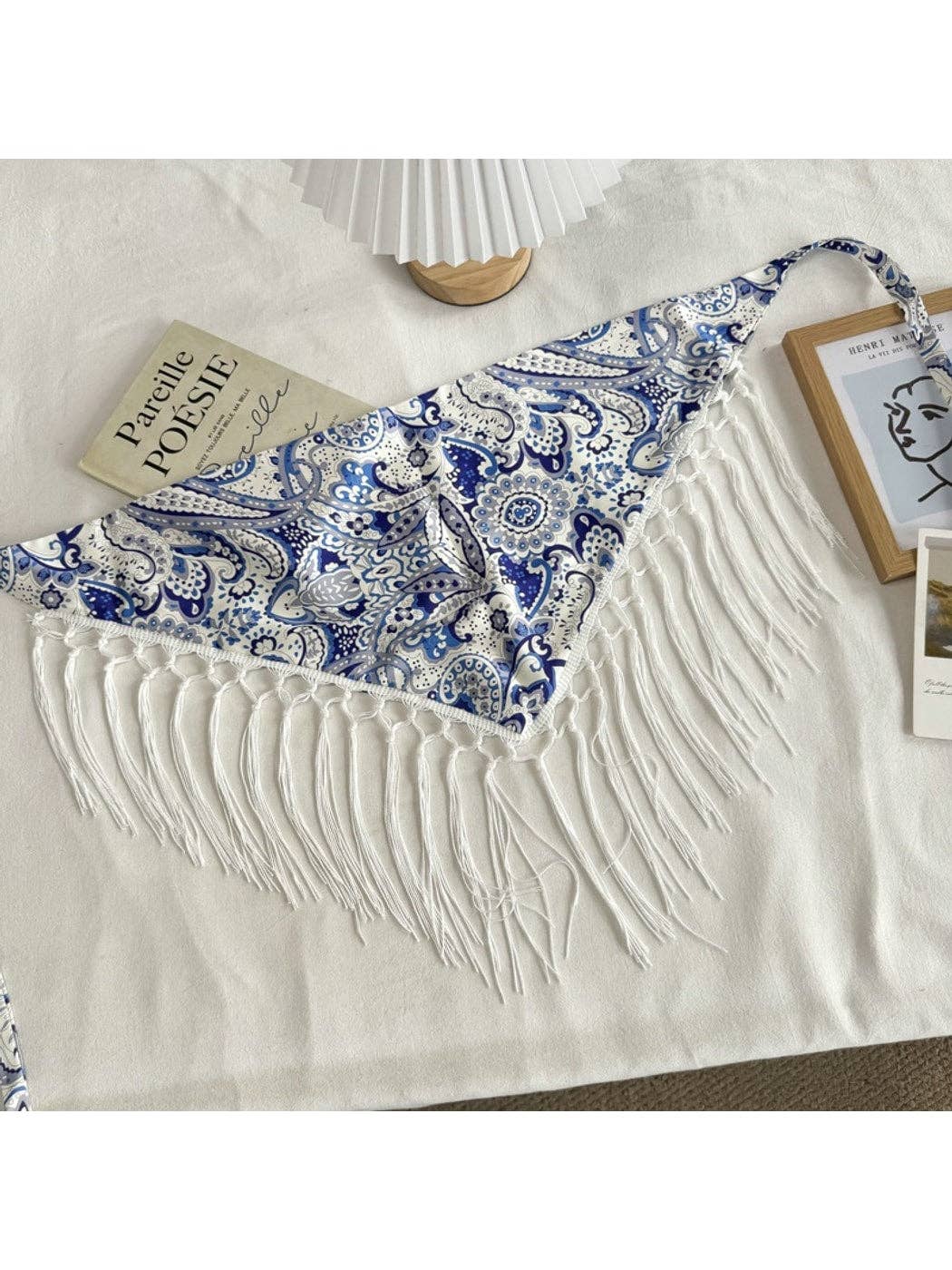 Funkyrel® Atzbranding Limited - Scarvii - Chic Fringed Fashion Triangle Bandana