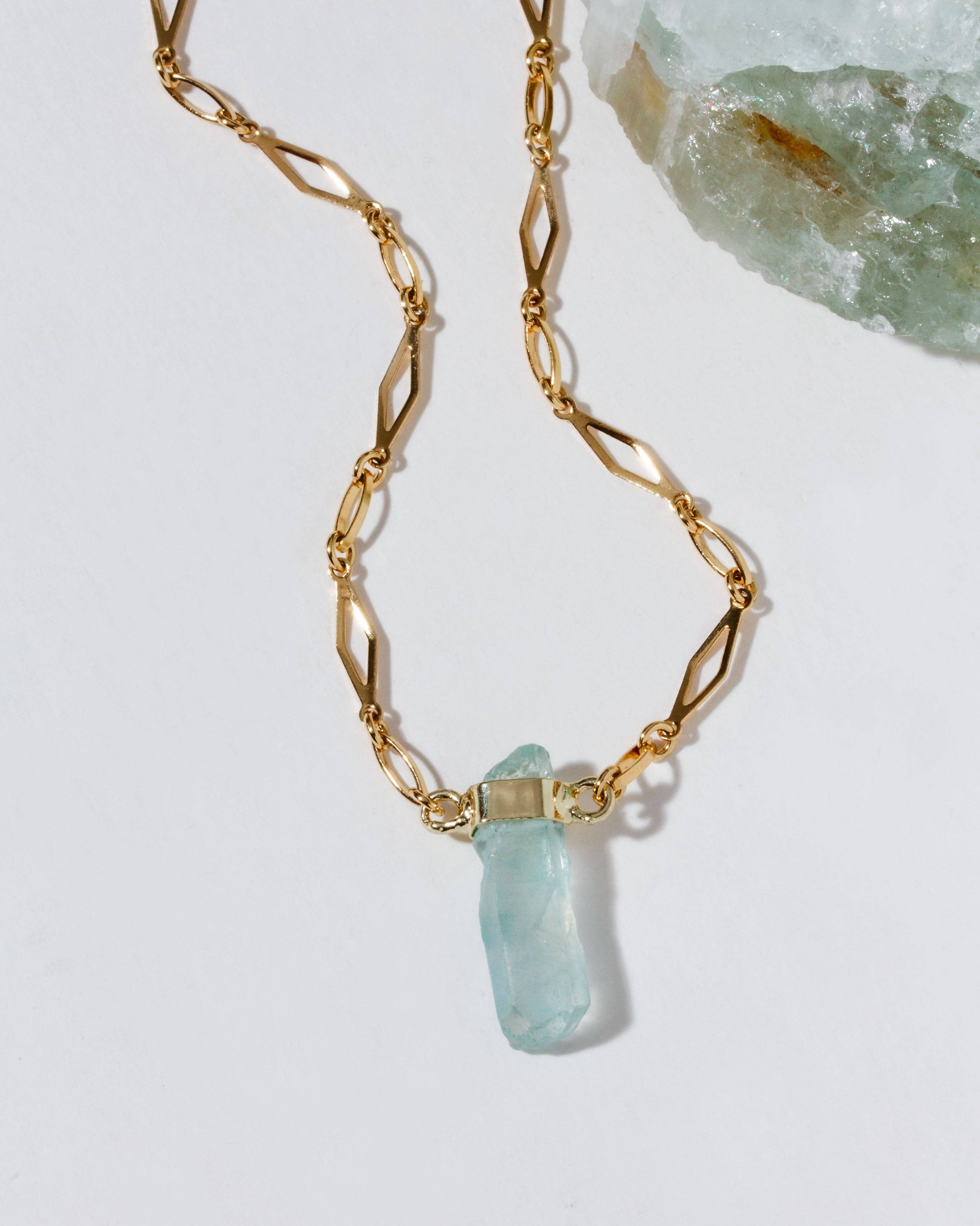 Luna Norte - Boho Balance Pendant- Quartz