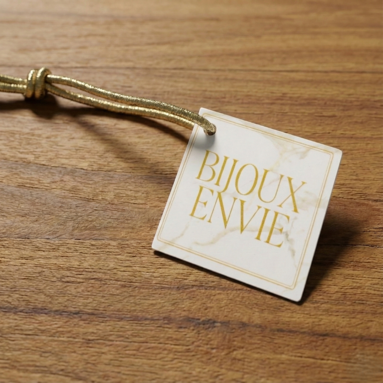 Bijoux Envie Statement Jewelry - Sculpted Interlocking Infinity Loop Necklace | Vintage Gold