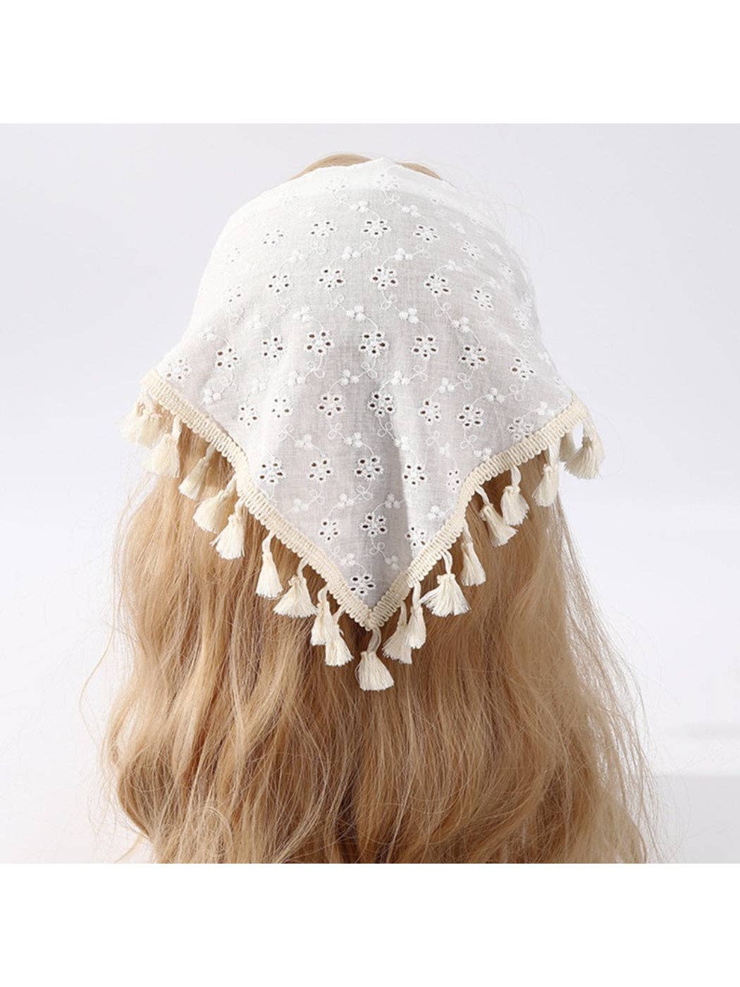 Funkyrel® Atzbranding Limited - Scarvii - Lace Floral Tassel Headband