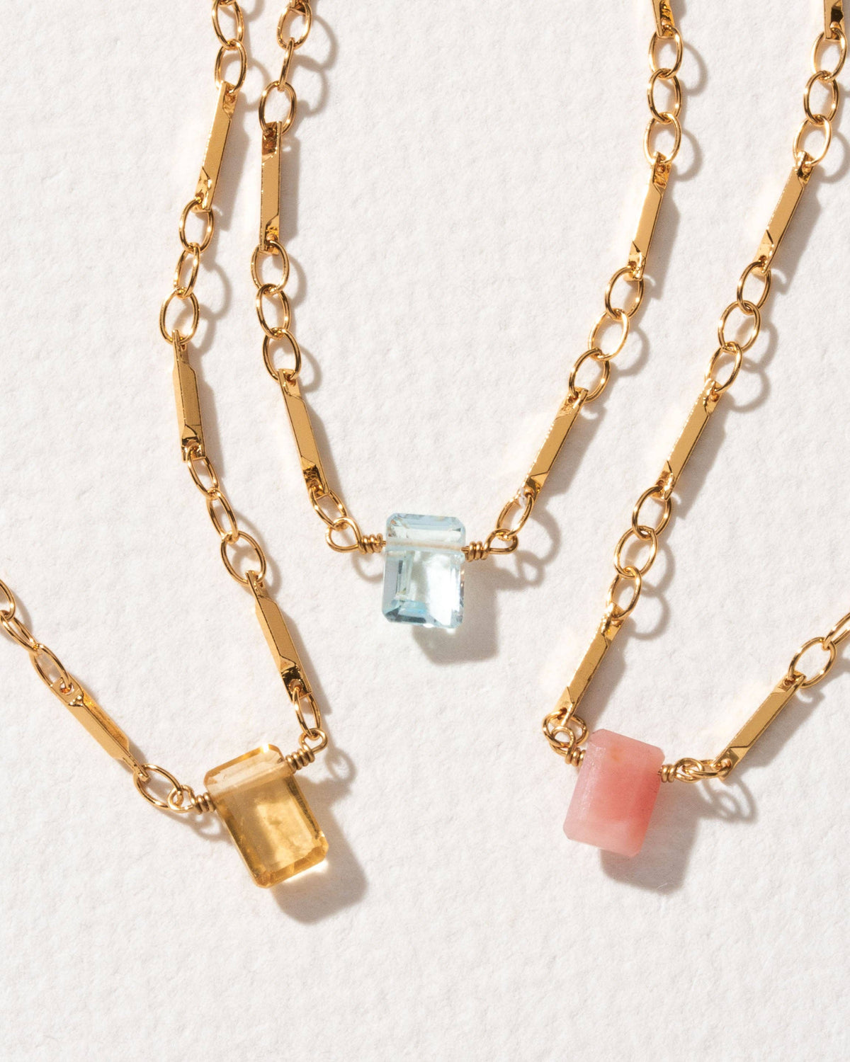 Luna Norte - Prism Gems Birthstone Necklace - October