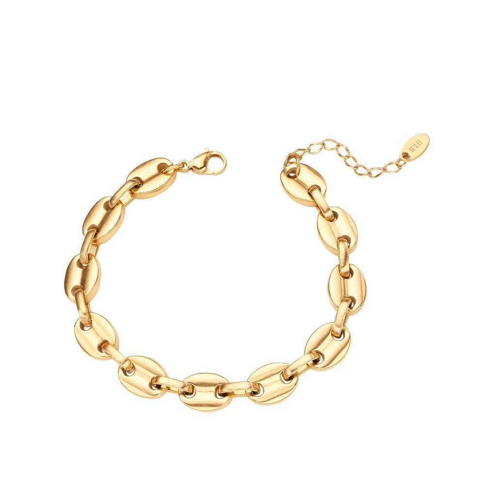 HoopLa - Puffy Mariner Bracelet Stainless Steel