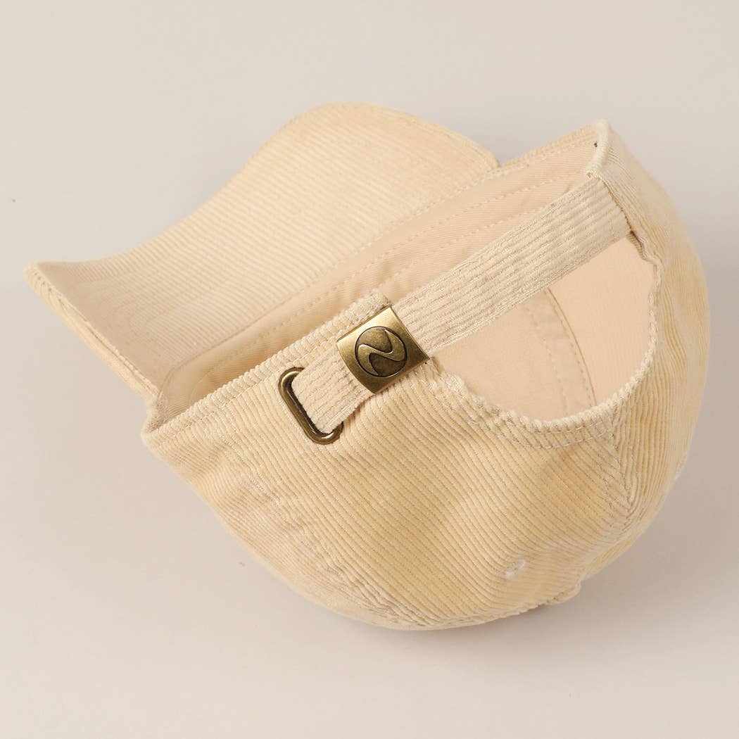 Dog Mom  Corduroy Baseball Cap