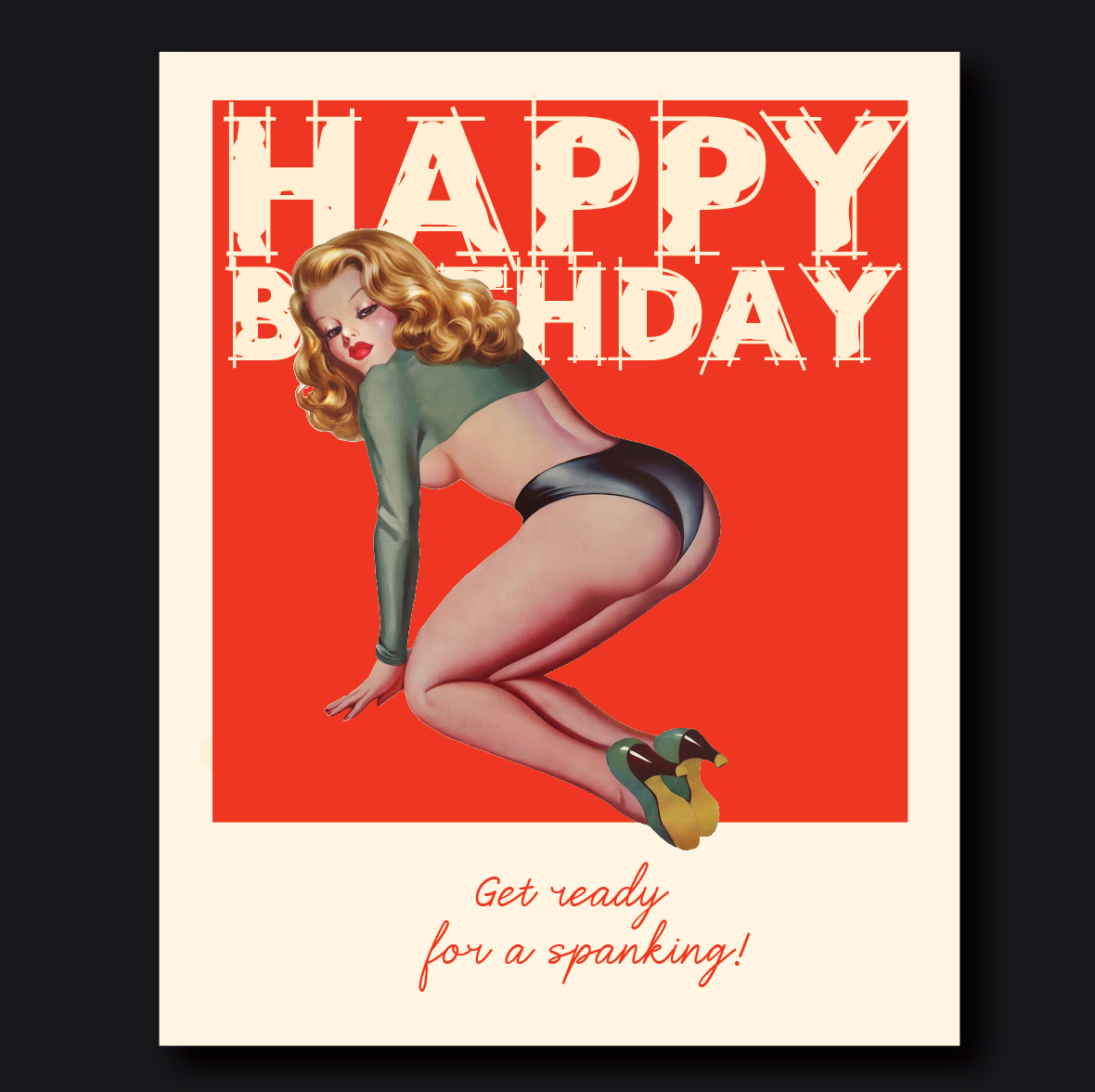 offensivedelightful - SEXY SPANKING birthday card