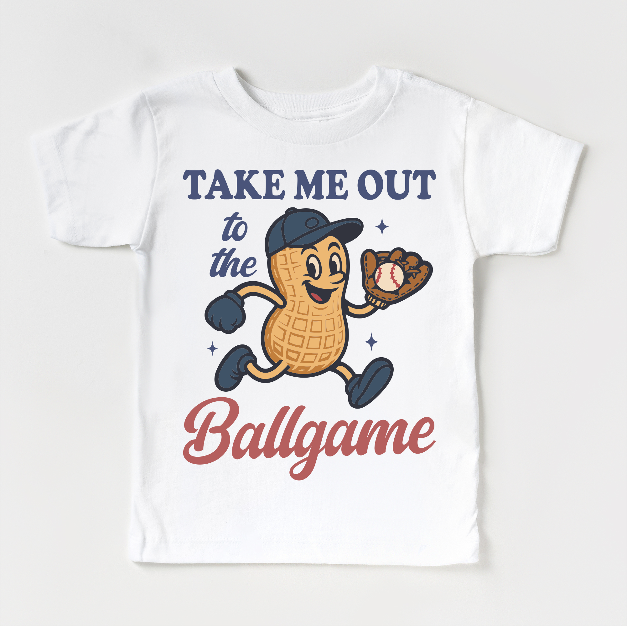 Madi Moosh - Baseball Take Me Out To The Ballpark Shirt - Peanut Baseball Tee