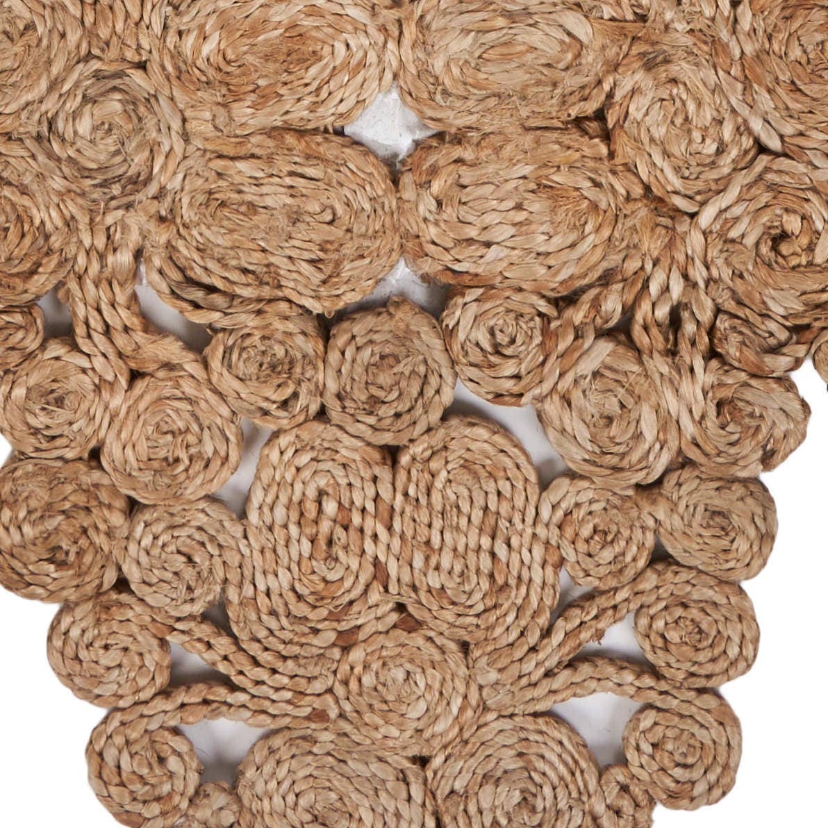 LR Home - Bordered Braided Jute Table Runner