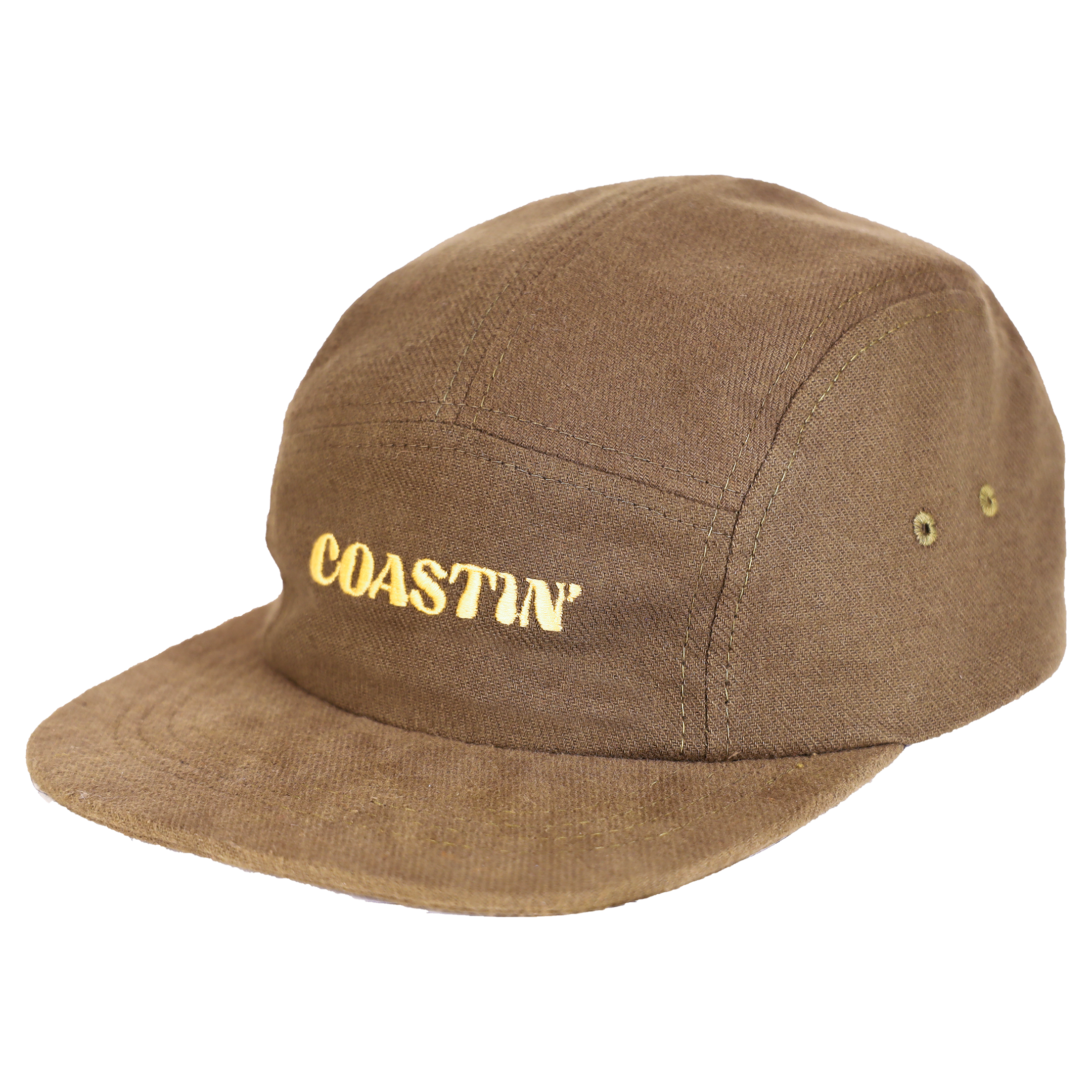 Coastin' Organic Cotton Camp Cap: Navy