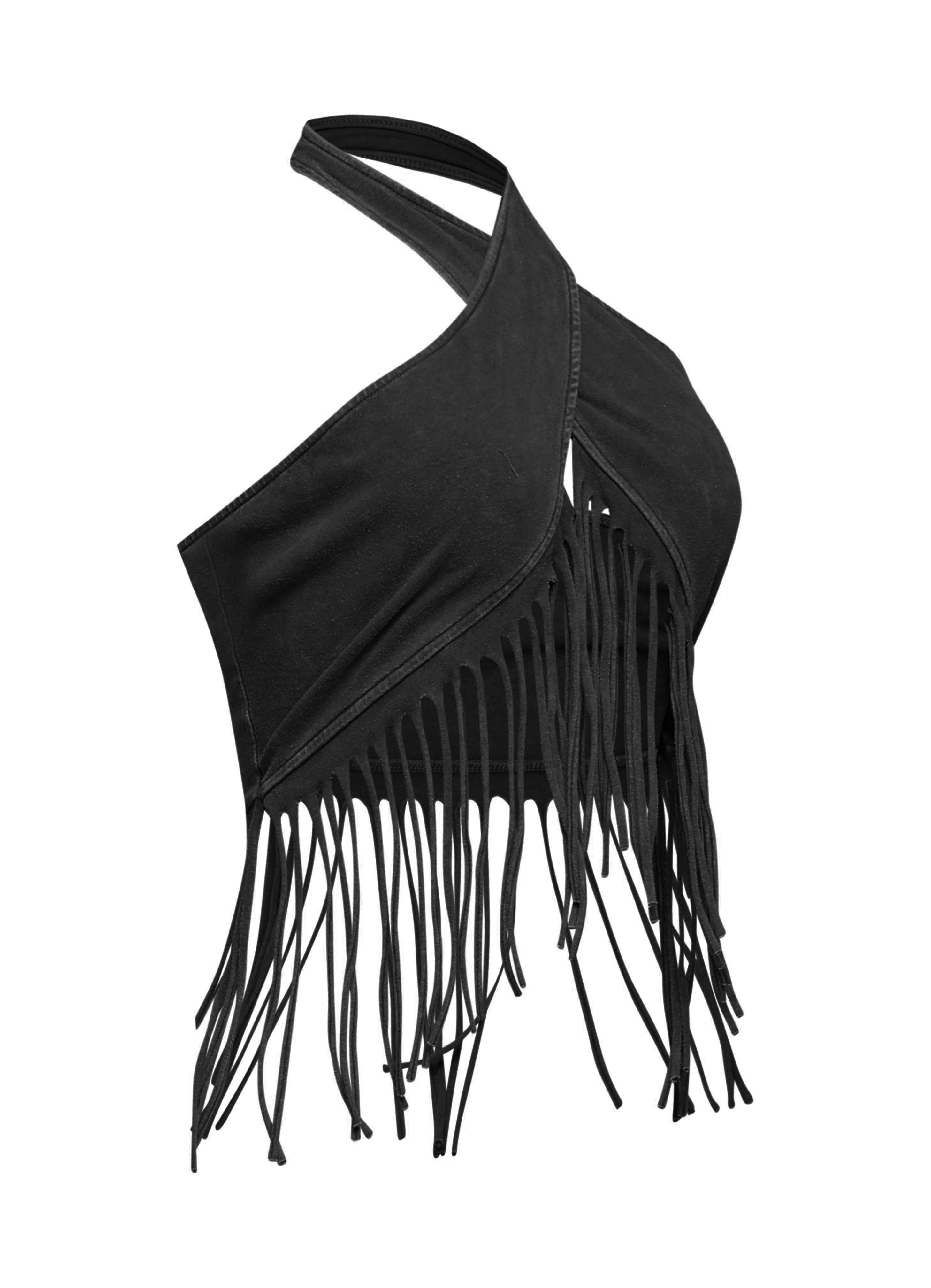 K Too - Fringe halter top