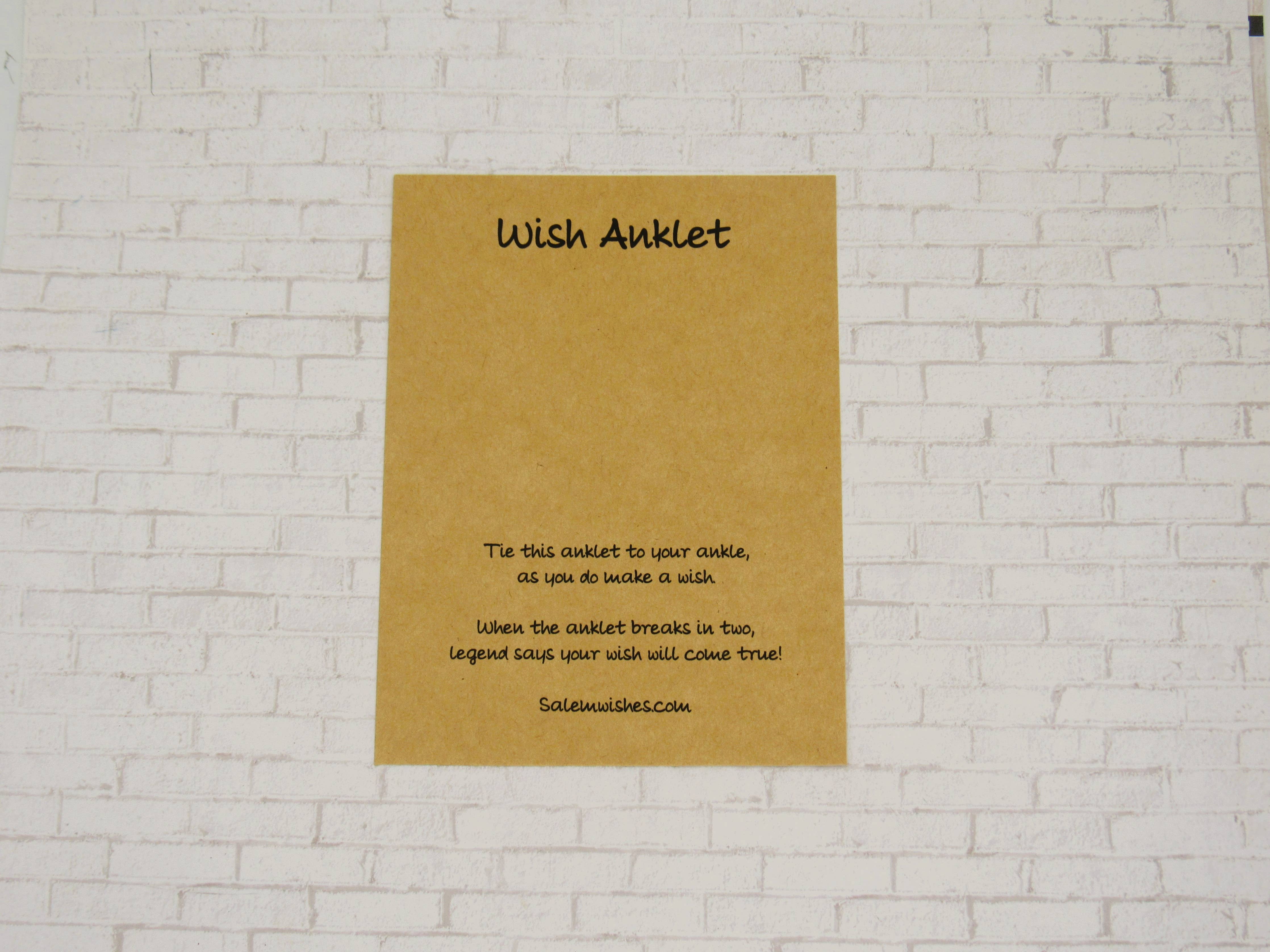 Salem Wishes - Make A Wish Heart Wish Bracelet