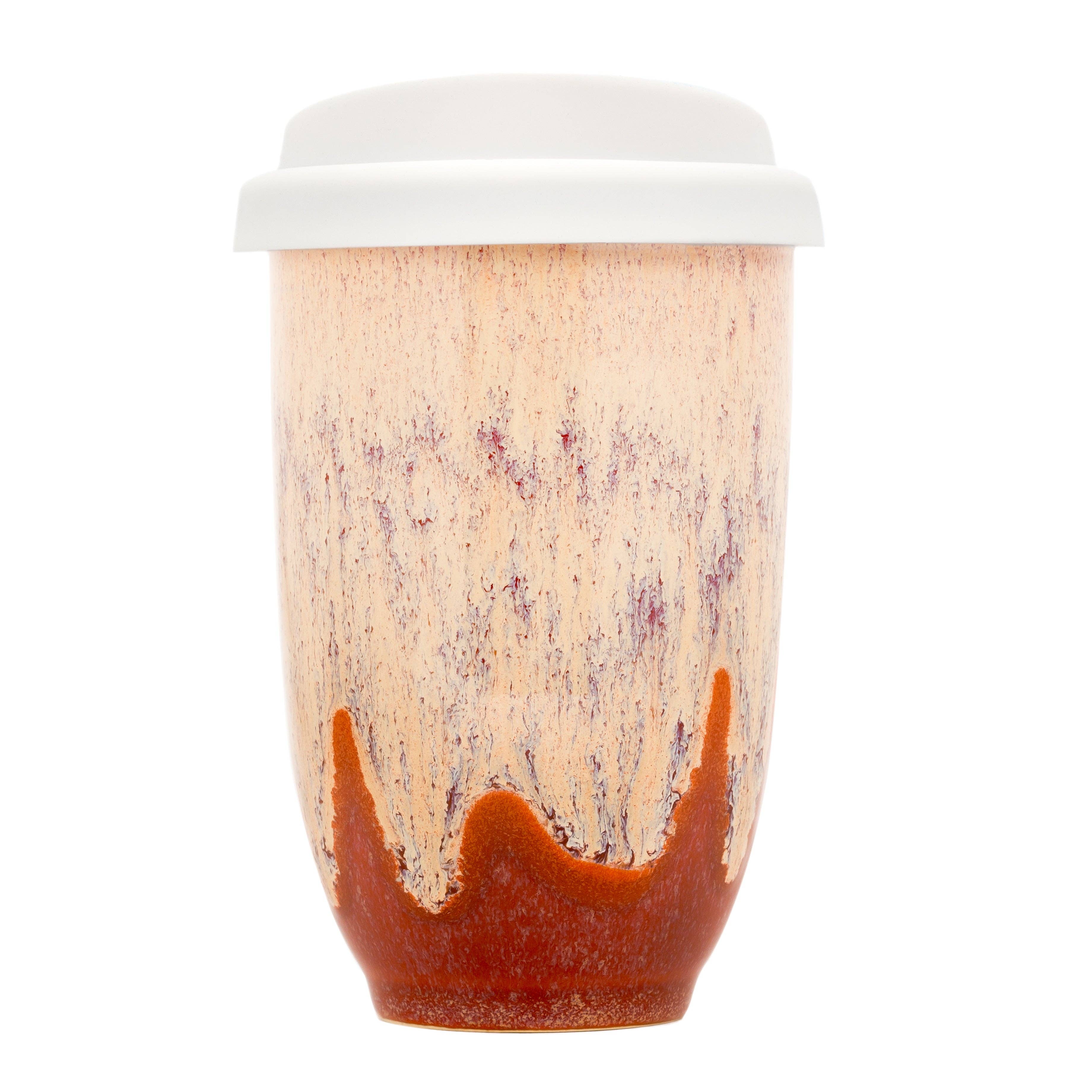 Nova Ceramics Travel Mugs - Jupiter Ceramic Travel Mug – 12oz with Lid & Sleeve